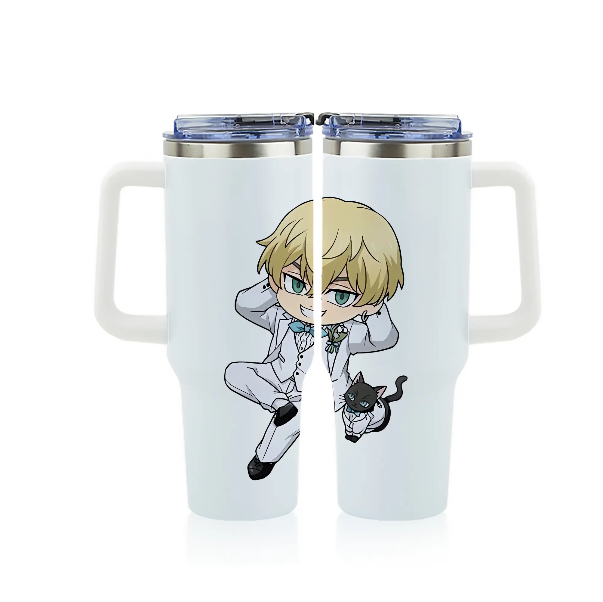 東京リベンジャーズ グッズ,松野千冬 - 1200mL フルプリント車用タンブラー ・ 304ステンレス 内側 ・ 201ステンレス 外側 ・ 保温 保冷 ・ 通勤 ドライブ アウトドア用