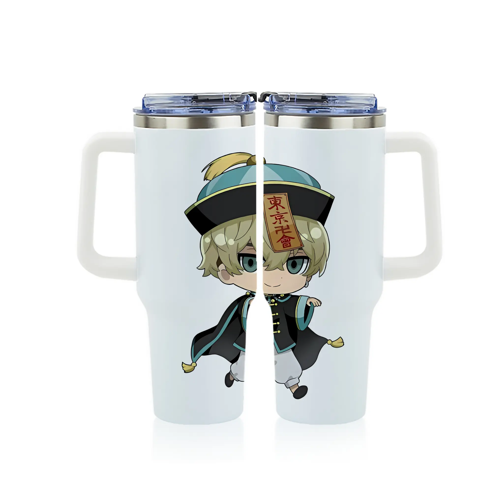 東京リベンジャーズ グッズ,松野千冬 - 1200mL フルプリント車用タンブラー ・ 304ステンレス 内側 ・ 201ステンレス 外側 ・ 保温 保冷 ・ 通勤 ドライブ アウトドア用