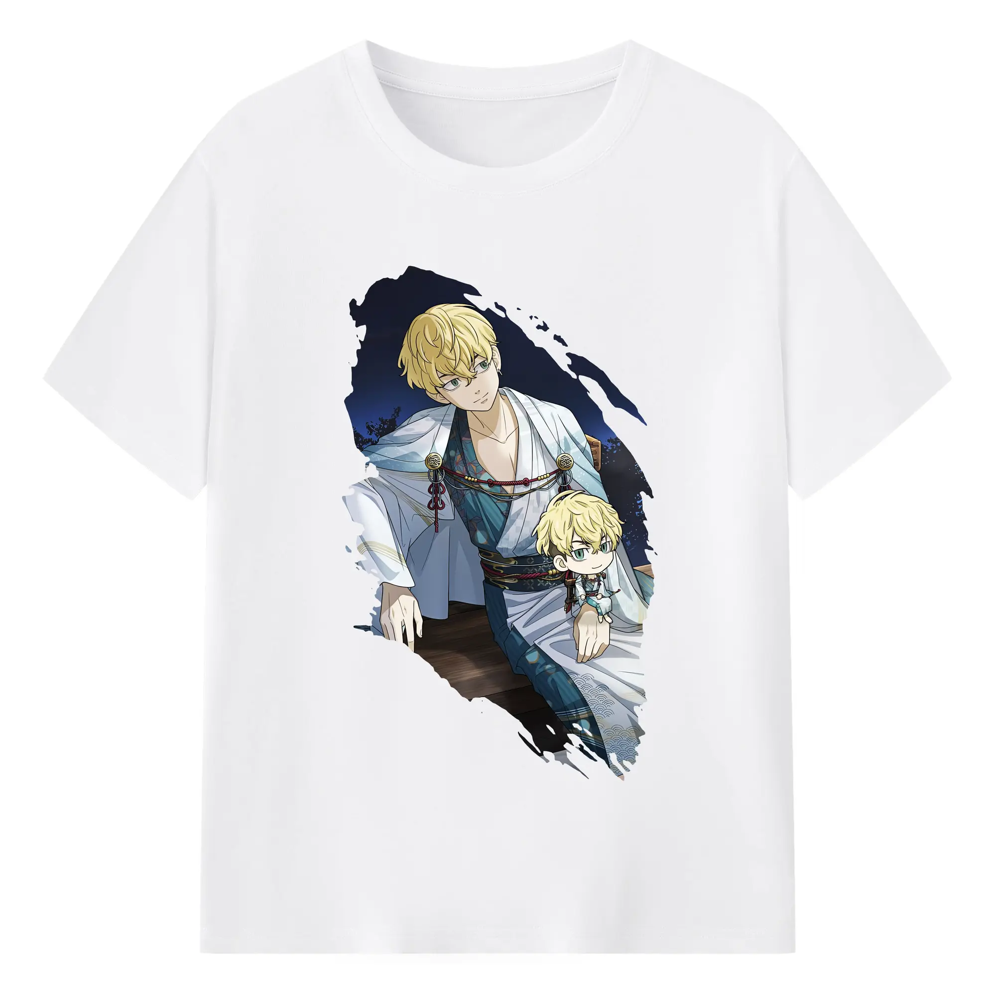 東京リベンジャーズ グッズ,松野千冬 - 綿100％ 半袖Tシャツ ・ フロントプリント ・ 快適 通気性 ・ 日常使い 散歩 スポーツ用