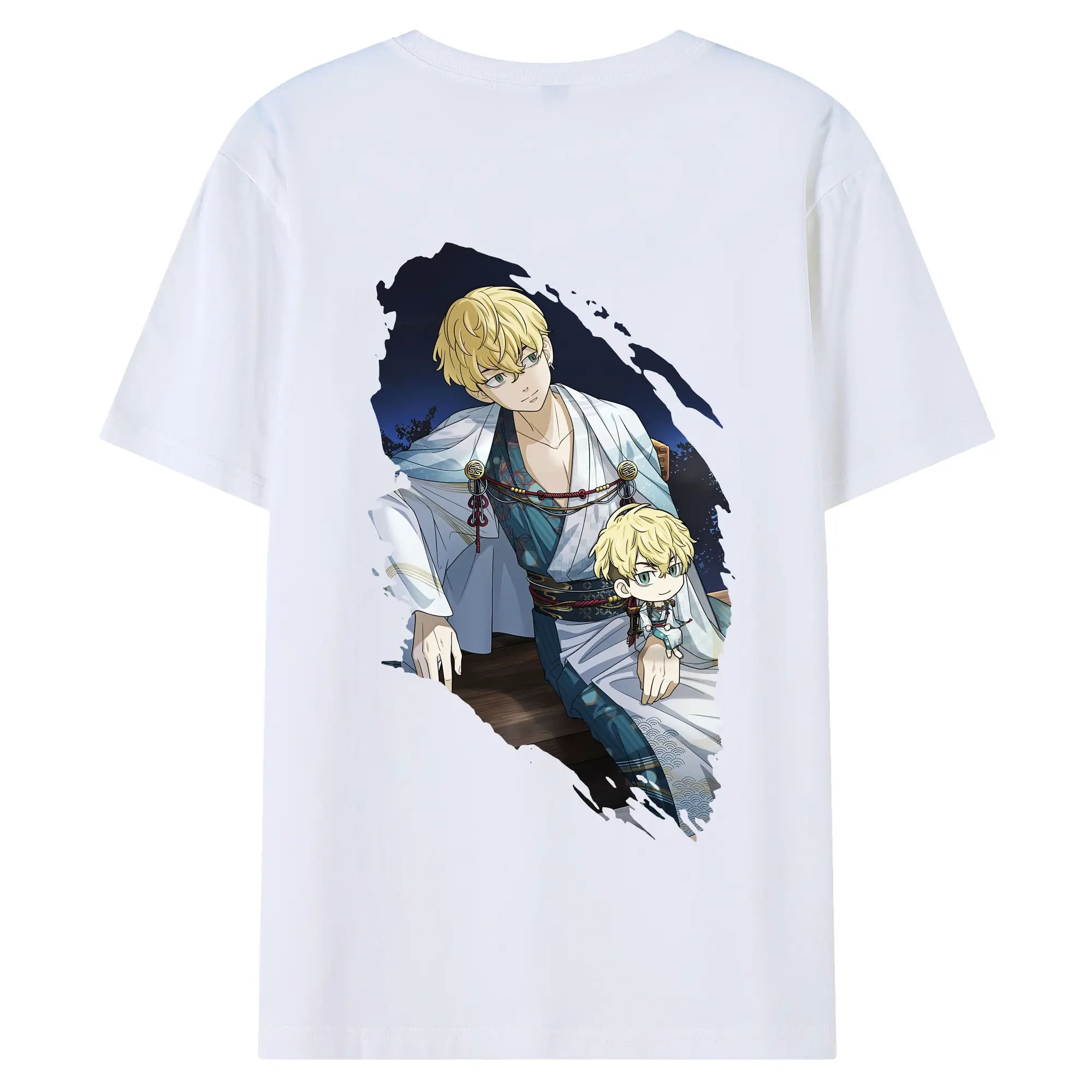 東京リベンジャーズ グッズ,松野千冬 - 綿100％ 半袖Tシャツ ・ バックプリント ・ 快適 通気性 ・ 日常使い 散歩 スポーツ用