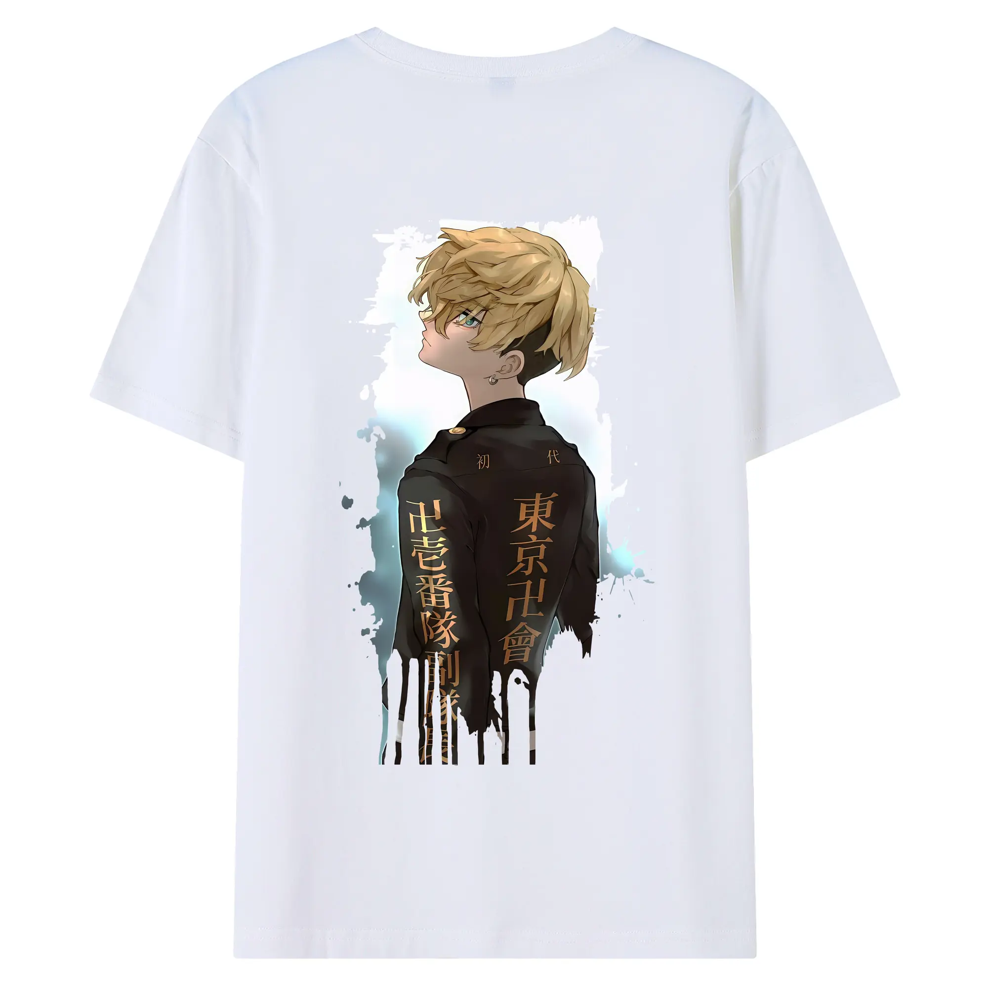 東京リベンジャーズ グッズ,松野千冬 - 綿100％ 半袖Tシャツ ・ バックプリント ・ 快適 通気性 ・ 日常使い 散歩 スポーツ用