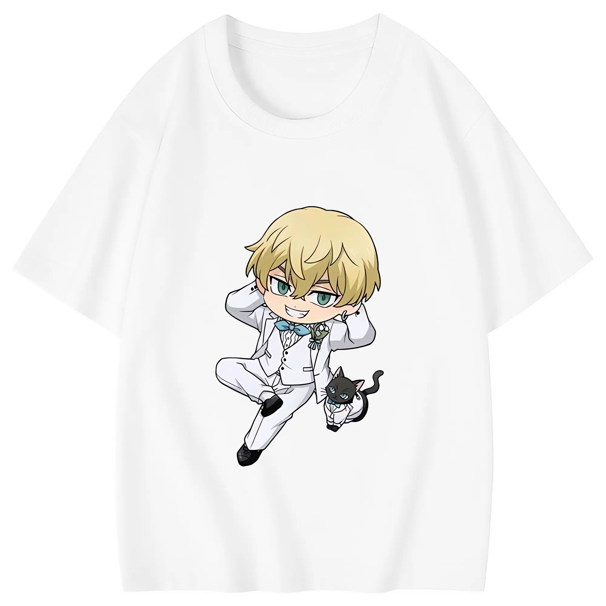 東京リベンジャーズ グッズ,松野千冬 - 綿100％ キッズTシャツ ・ フロントプリント ・ 快適 通気性 ・ スポーツ カジュアル 散歩用