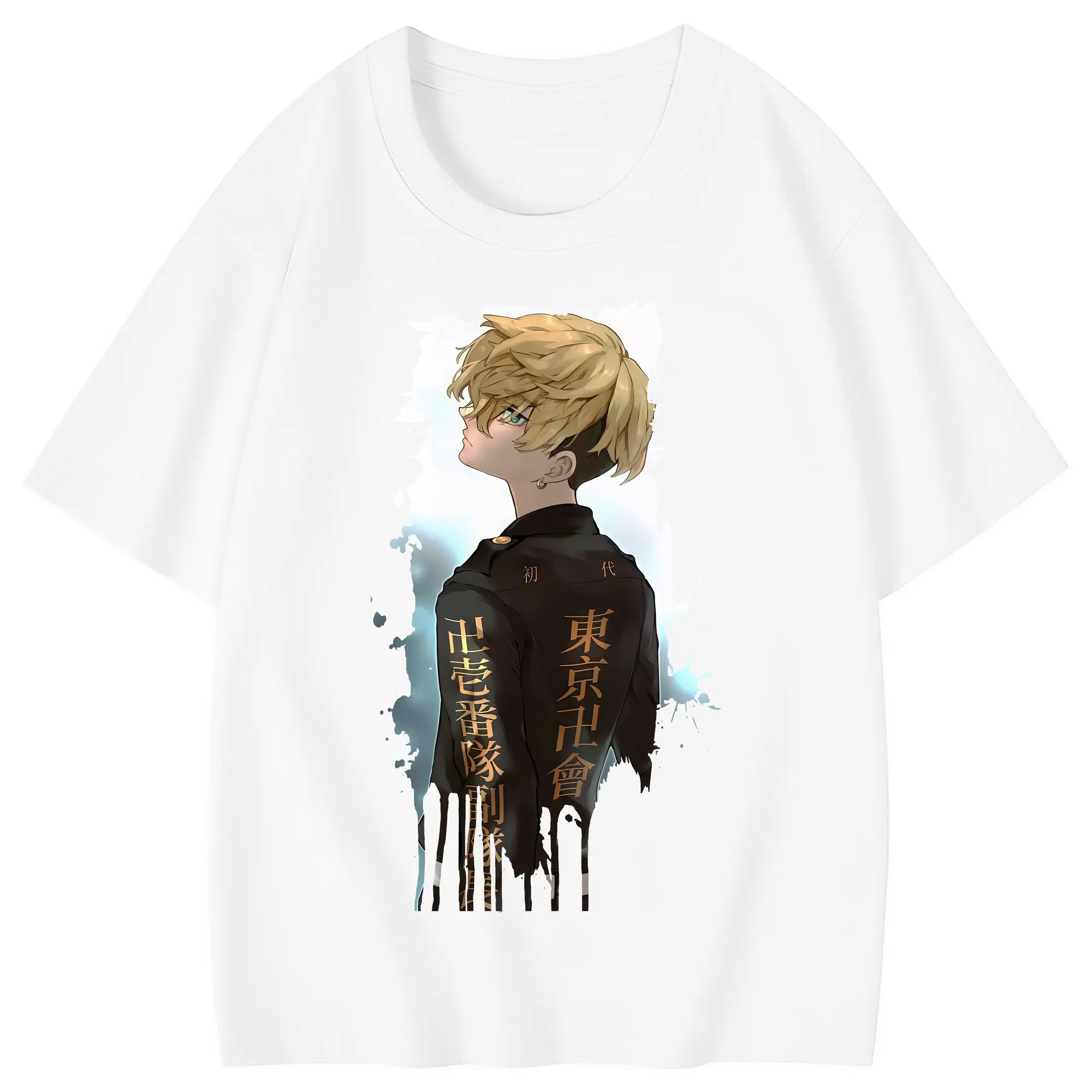 東京リベンジャーズ グッズ,松野千冬 - 綿100％ キッズTシャツ ・ フロントプリント ・ 快適 通気性 ・ スポーツ カジュアル 散歩用