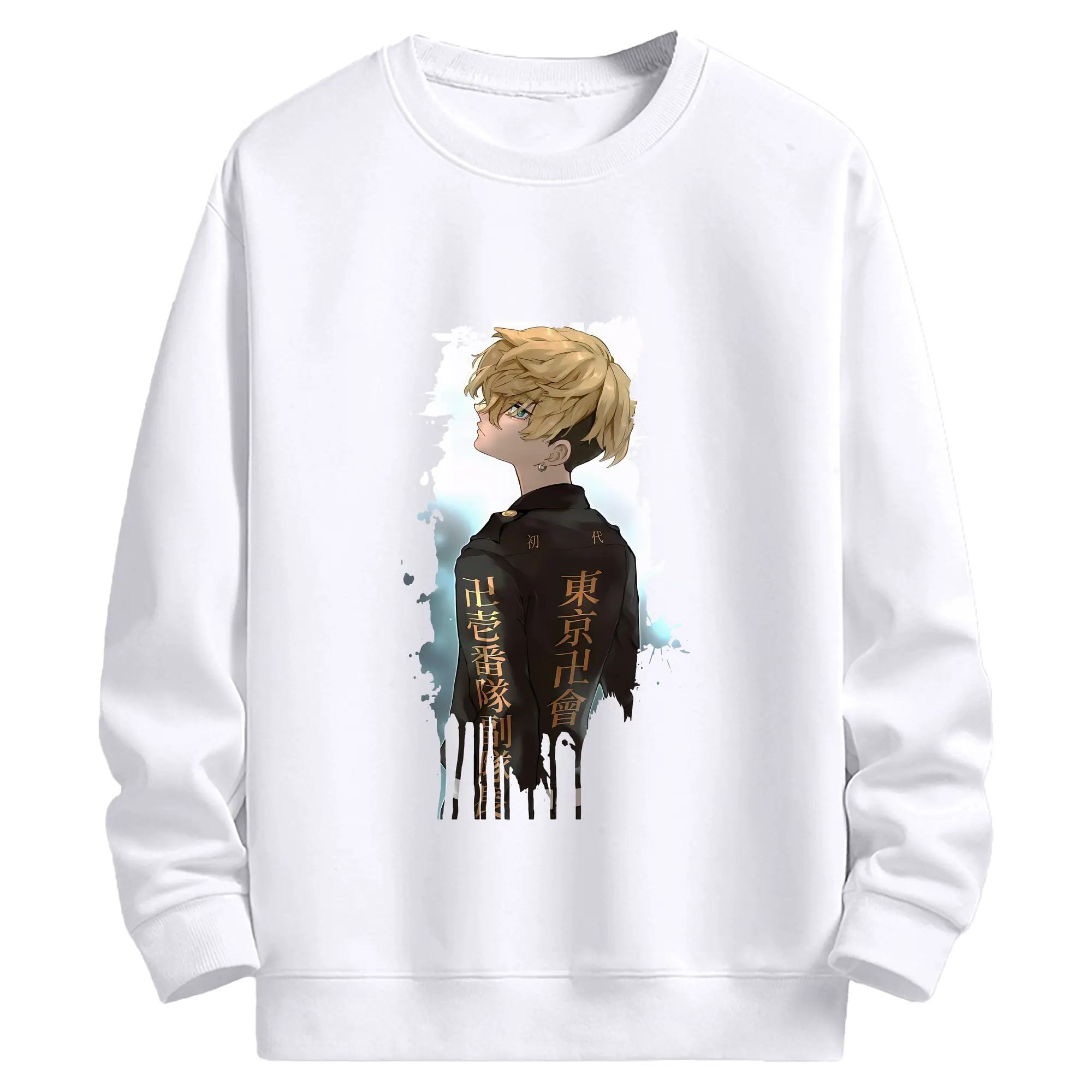 東京リベンジャーズ グッズ,松野千冬 - 高品質 クルーネック スウェット ・ コットン59％ ポリエステル41％ ・ ユニセックス 長袖 トレーナー ・ カジュアル デイリー スポーツ 散歩用