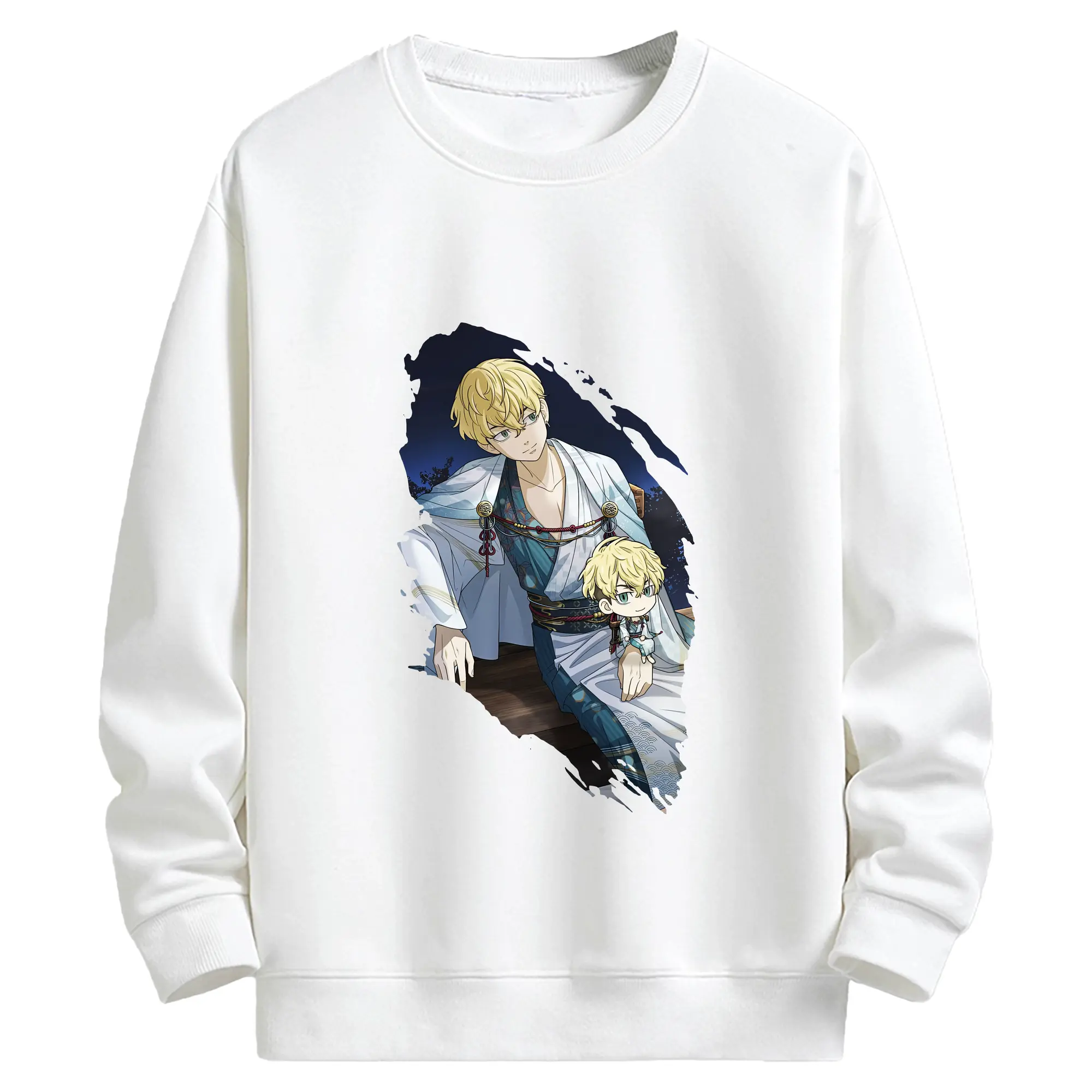 東京リベンジャーズ グッズ,松野千冬 - キッズ クルーネックスウェットシャツ ・ フロントプリント ・ 綿80％ ポリエステル20％ ・ 快適 通学 スポーツ 日常使い お散歩用