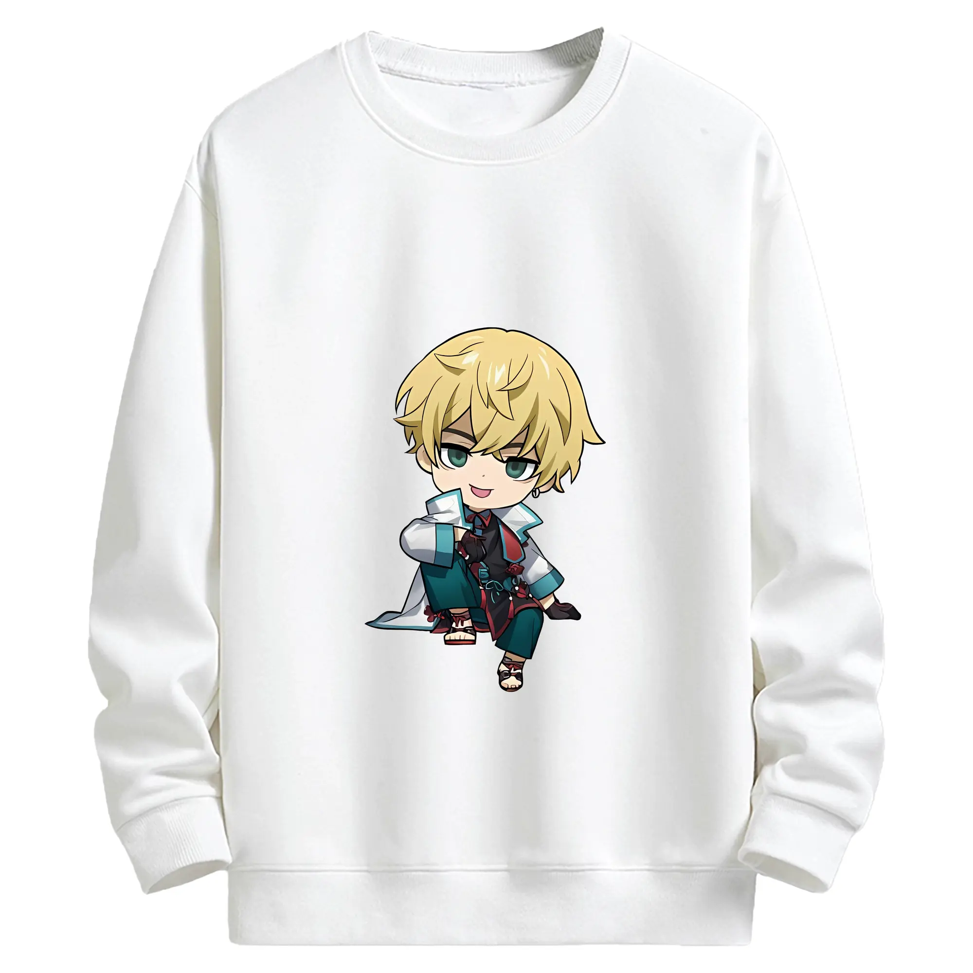 東京リベンジャーズ グッズ,松野千冬 - キッズ クルーネックスウェットシャツ ・ フロントプリント ・ 綿80％ ポリエステル20％ ・ 快適 通学 スポーツ 日常使い お散歩用