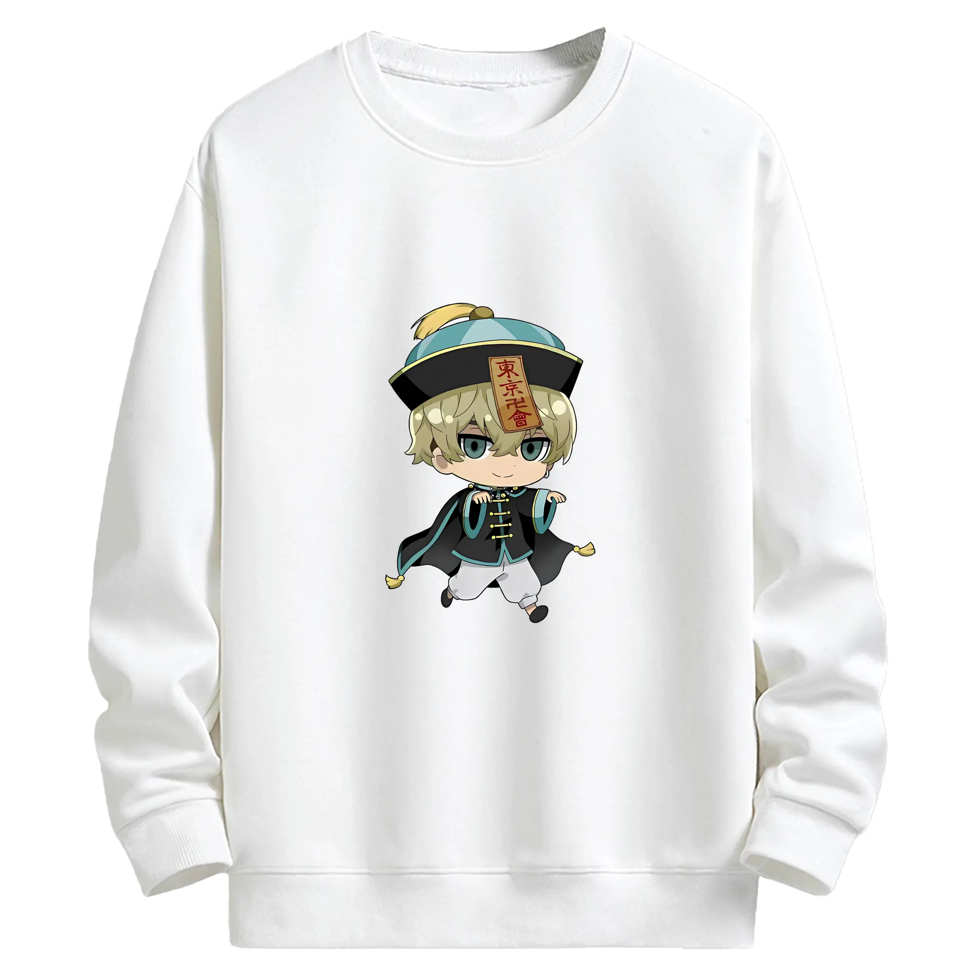 東京リベンジャーズ グッズ,松野千冬 - キッズ クルーネックスウェットシャツ ・ フロントプリント ・ 綿80％ ポリエステル20％ ・ 快適 通学 スポーツ 日常使い お散歩用