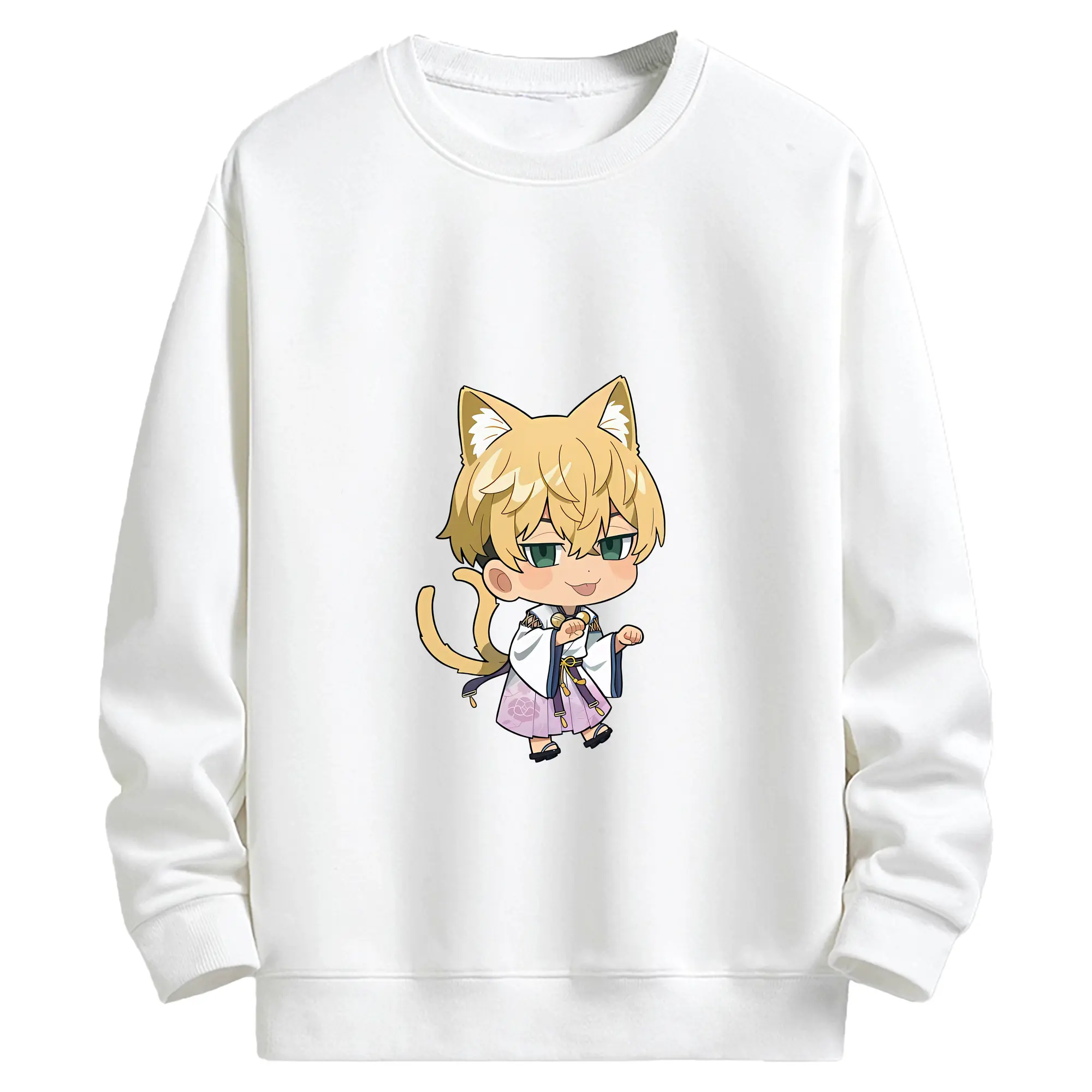 東京リベンジャーズ グッズ,松野千冬 - キッズ クルーネックスウェットシャツ ・ フロントプリント ・ 綿80％ ポリエステル20％ ・ 快適 通学 スポーツ 日常使い お散歩用