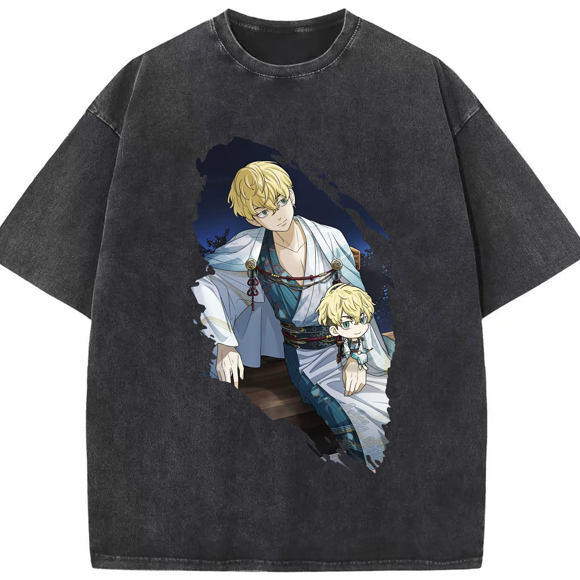 東京リベンジャーズ グッズ,松野千冬 - 綿100％ ヴィンテージ風 半袖Tシャツ ・ フロントプリント ・ 柔らか肌触り ・ 通気性 快適 ・ スポーツ カジュアル 外出用