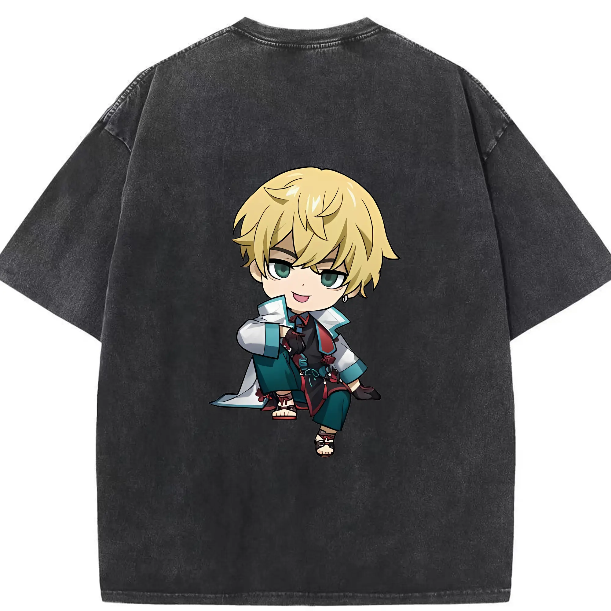 東京リベンジャーズ グッズ,松野千冬 - 綿100％ ヴィンテージ風 半袖Tシャツ ・ 背面プリント ・ 柔らか肌触り ・ 通気性 快適 ・ スポーツ カジュアル 外出用