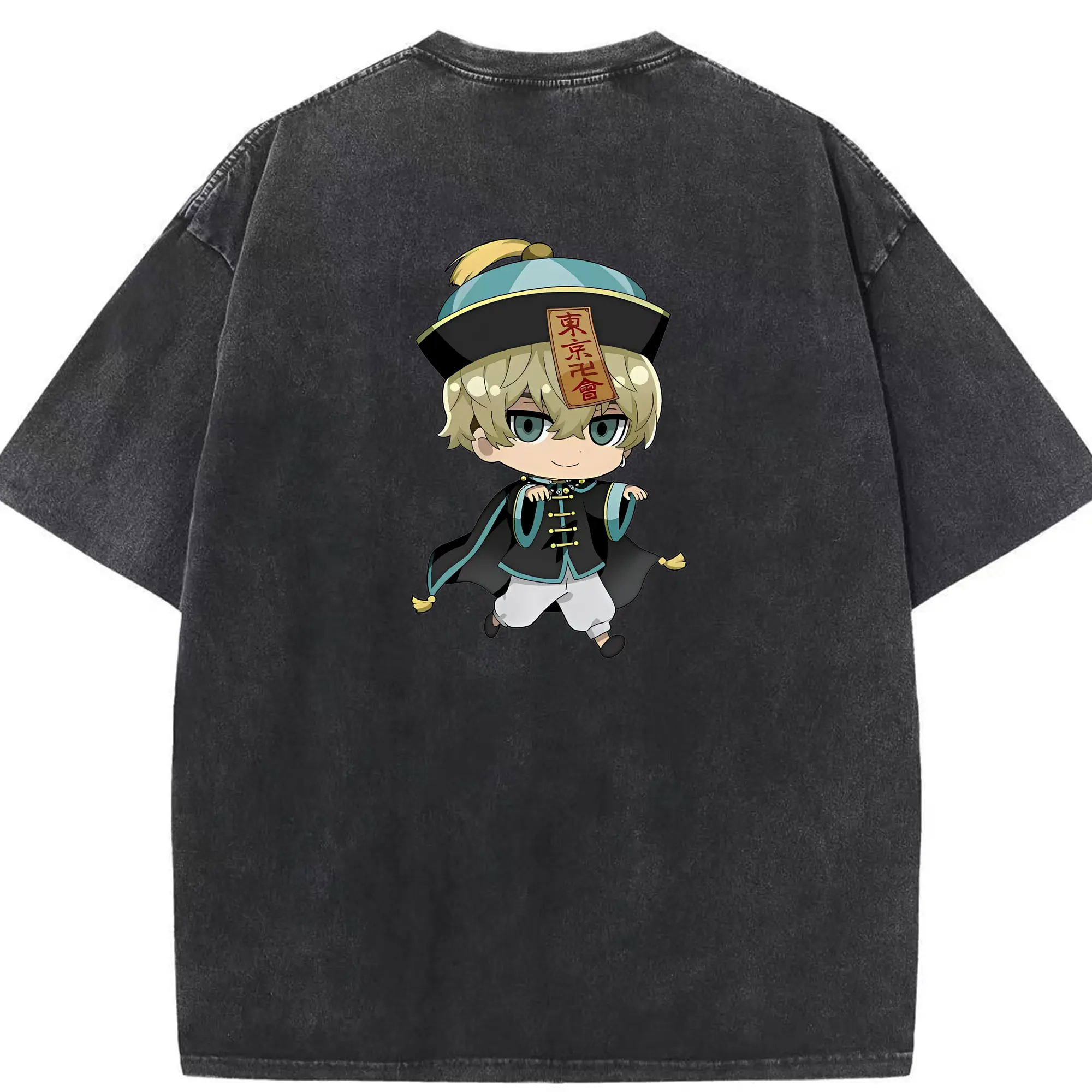 東京リベンジャーズ グッズ,松野千冬 - 綿100％ ヴィンテージ風 半袖Tシャツ ・ 背面プリント ・ 柔らか肌触り ・ 通気性 快適 ・ スポーツ カジュアル 外出用