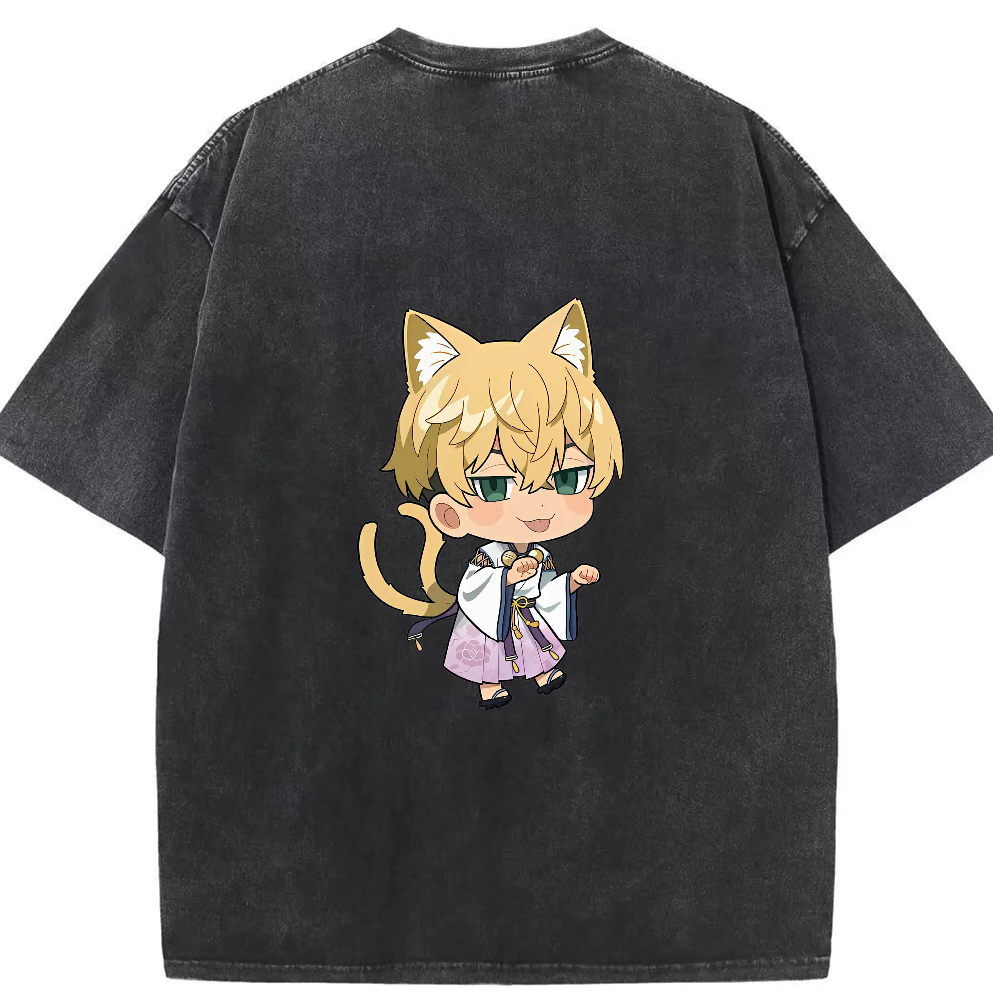 東京リベンジャーズ グッズ,松野千冬 - 綿100％ ヴィンテージ風 半袖Tシャツ ・ 背面プリント ・ 柔らか肌触り ・ 通気性 快適 ・ スポーツ カジュアル 外出用