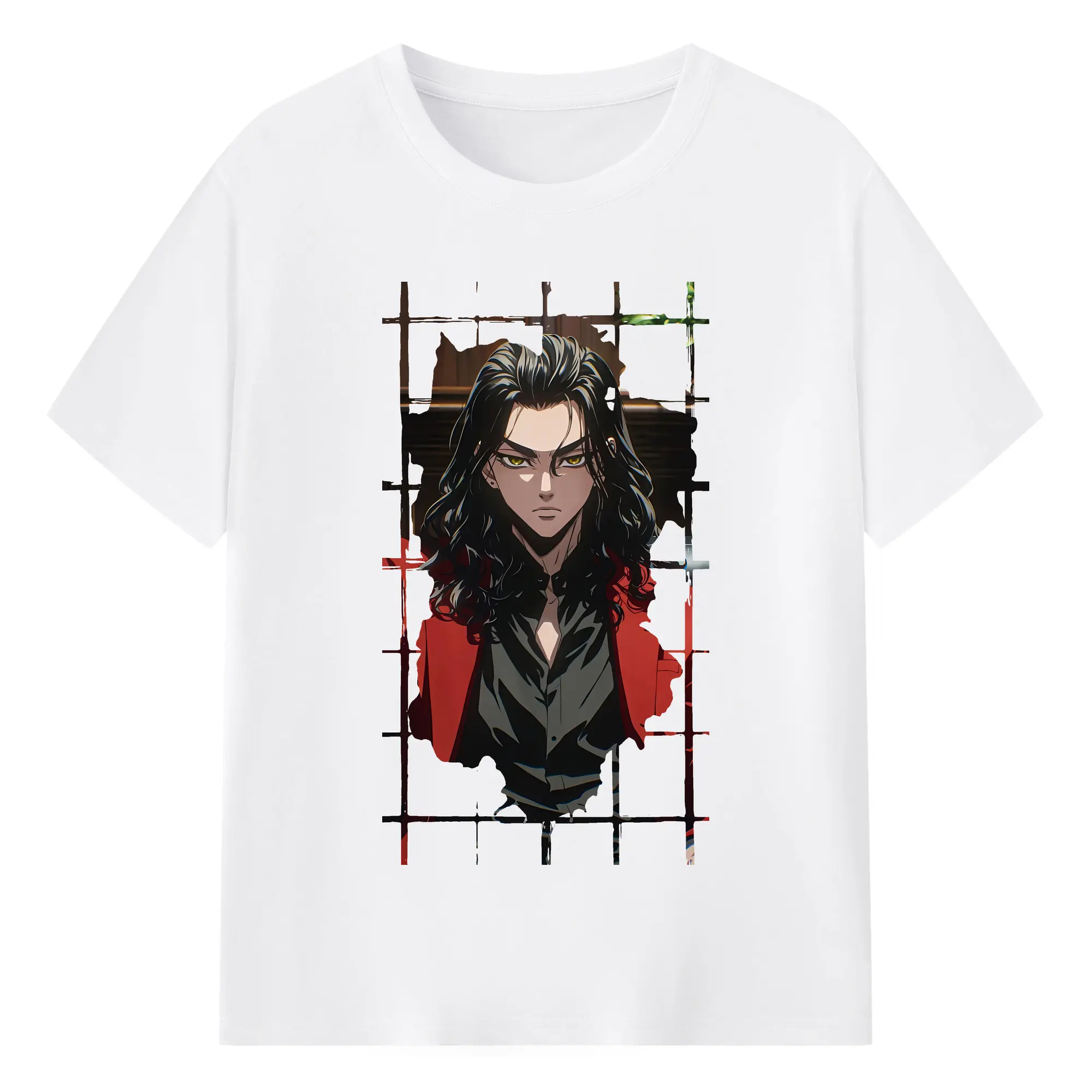 東京リベンジャーズ グッズ,場地圭介 - 綿100％ 半袖Tシャツ ・ フロントプリント ・ 快適 通気性 ・ 日常使い 散歩 スポーツ用