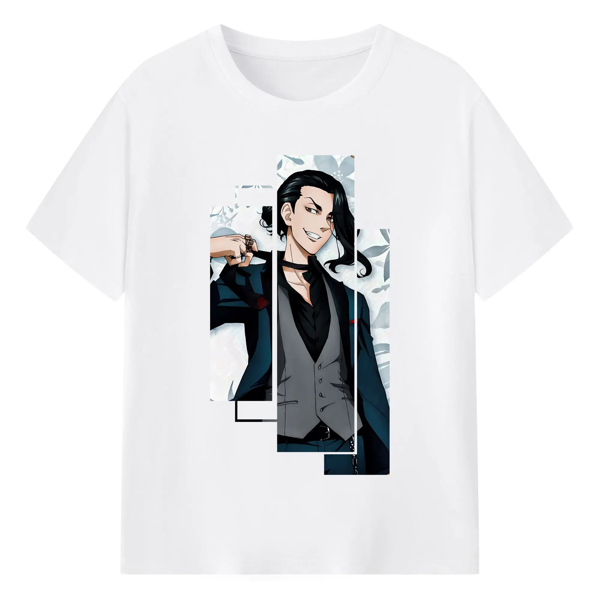 東京リベンジャーズ グッズ,場地圭介 - 綿100％ 半袖Tシャツ ・ フロントプリント ・ 快適 通気性 ・ 日常使い 散歩 スポーツ用