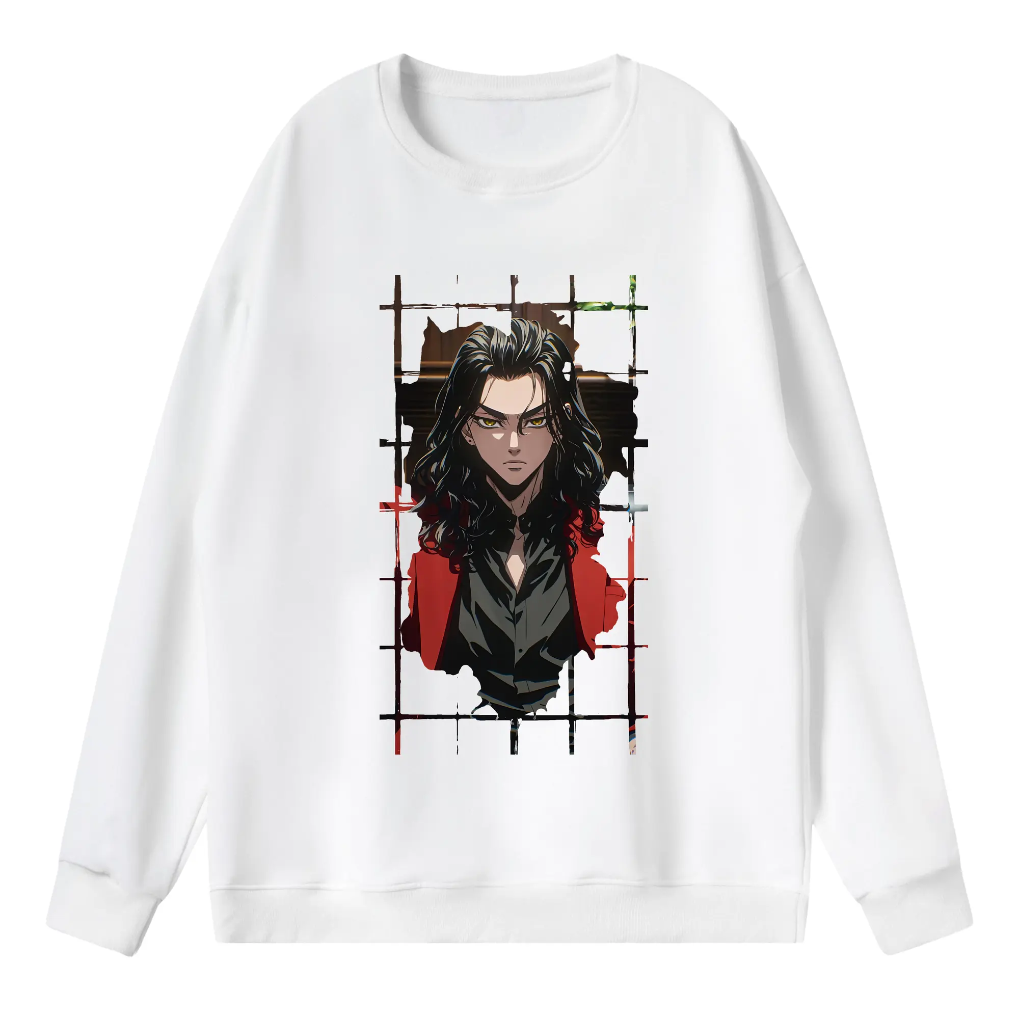 東京リベンジャーズ グッズ,場地圭介 - 薄手 クルーネック スウェット 裏毛260g · ポリエステル 春秋向け カジュアル 男女兼用 · トレーナー デイリー スポーツ 散歩に最適