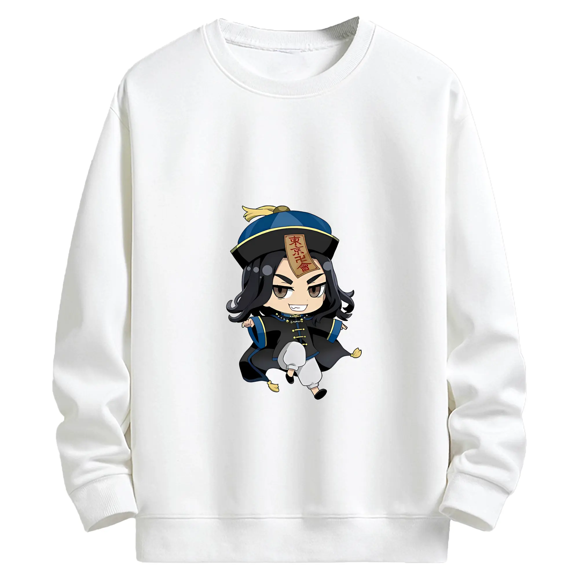 東京リベンジャーズ グッズ,場地圭介 - キッズ クルーネックスウェットシャツ ・ フロントプリント ・ 綿80％ ポリエステル20％ ・ 快適 通学 スポーツ 日常使い お散歩用