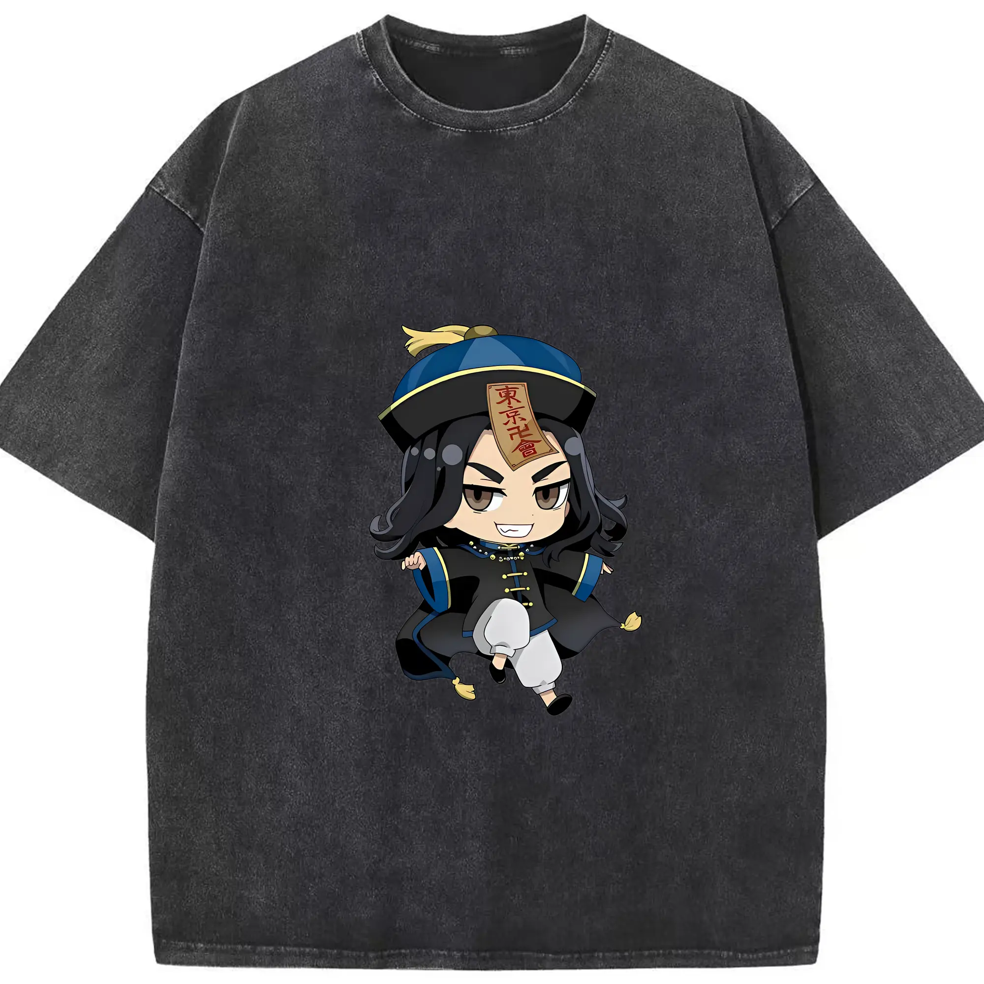 東京リベンジャーズ グッズ,場地圭介 - 綿100％ ヴィンテージ風 半袖Tシャツ ・ フロントプリント ・ 柔らか肌触り ・ 通気性 快適 ・ スポーツ カジュアル 外出用