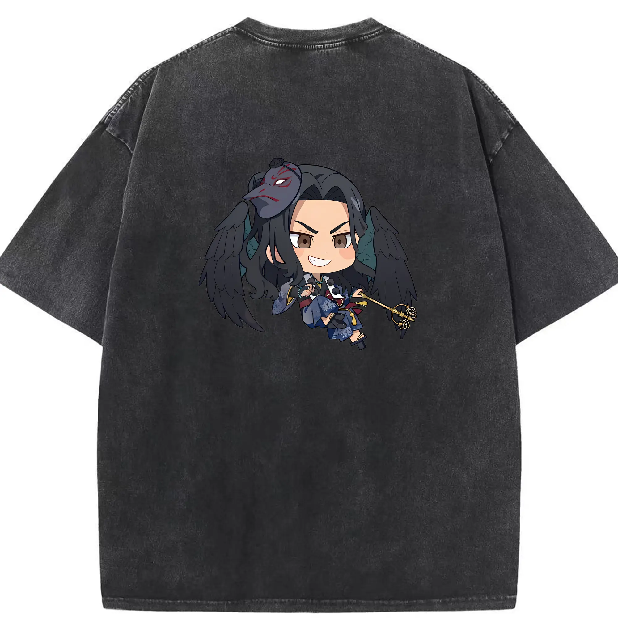 東京リベンジャーズ グッズ,場地圭介 - 綿100％ ヴィンテージ風 半袖Tシャツ ・ 背面プリント ・ 柔らか肌触り ・ 通気性 快適 ・ スポーツ カジュアル 外出用