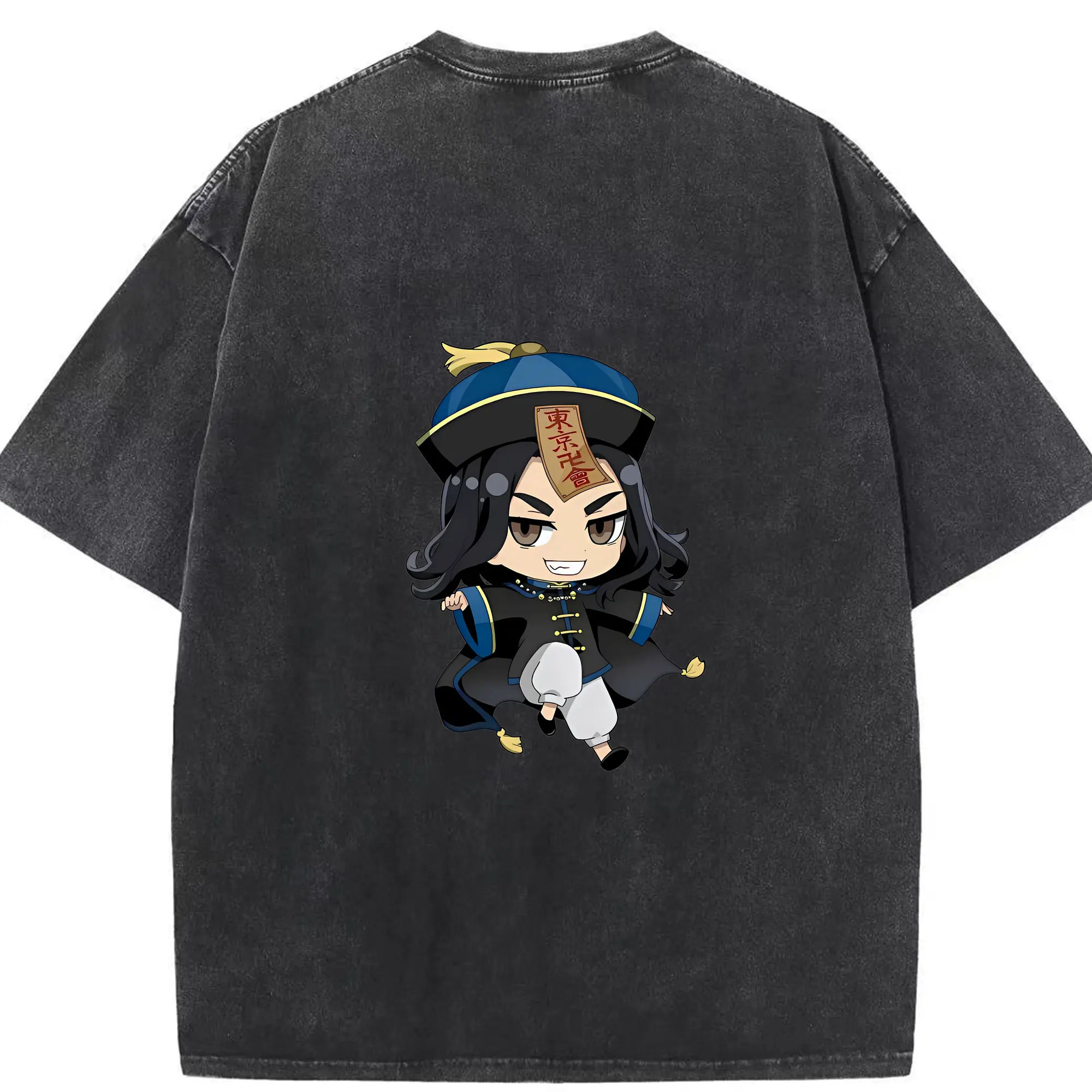 東京リベンジャーズ グッズ,場地圭介 - 綿100％ ヴィンテージ風 半袖Tシャツ ・ 背面プリント ・ 柔らか肌触り ・ 通気性 快適 ・ スポーツ カジュアル 外出用