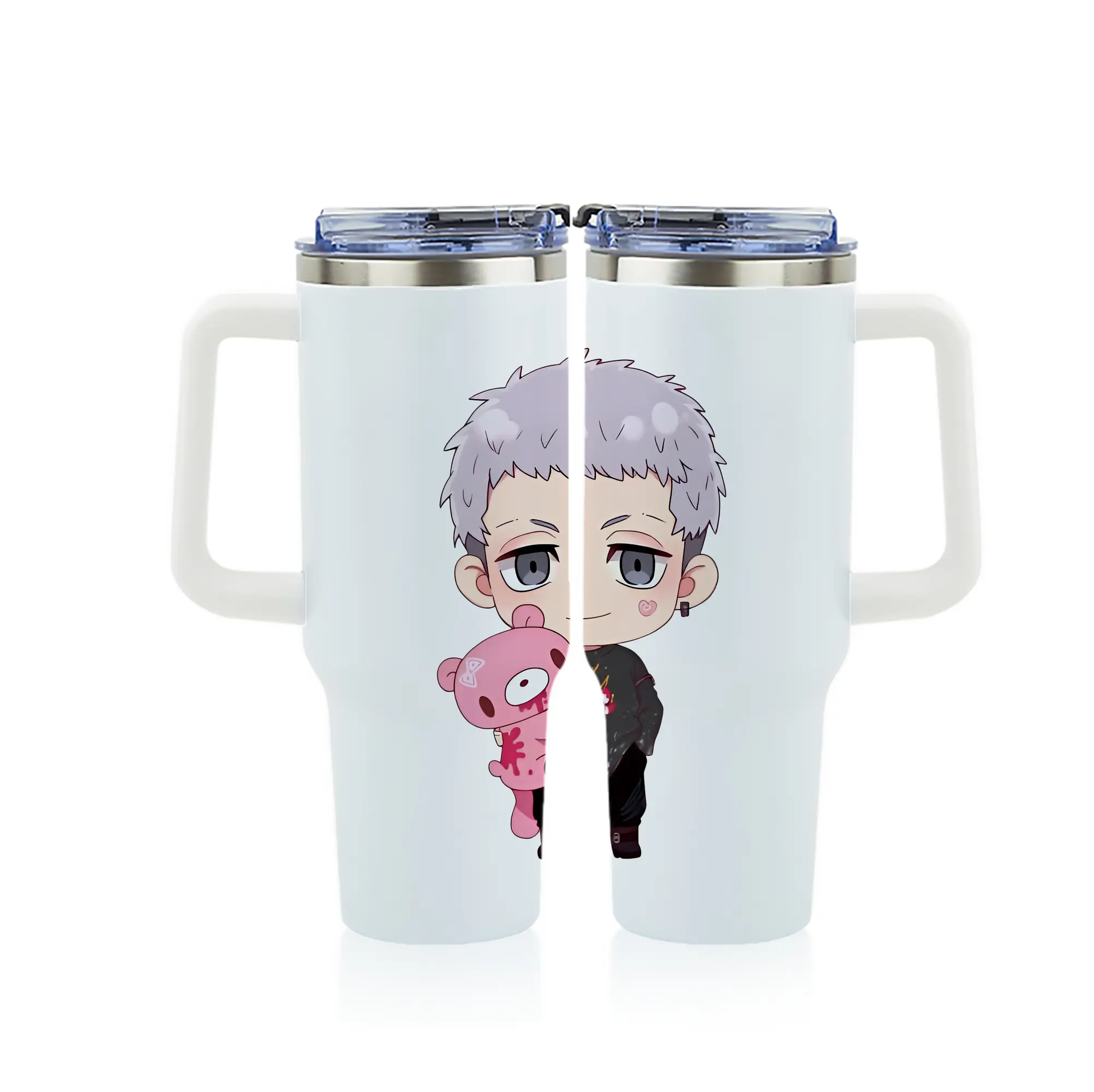 東京リベンジャーズ グッズ,三ツ谷隆 - 1200mL フルプリント車用タンブラー ・ 304ステンレス 内側 ・ 201ステンレス 外側 ・ 保温 保冷 ・ 通勤 ドライブ アウトドア用