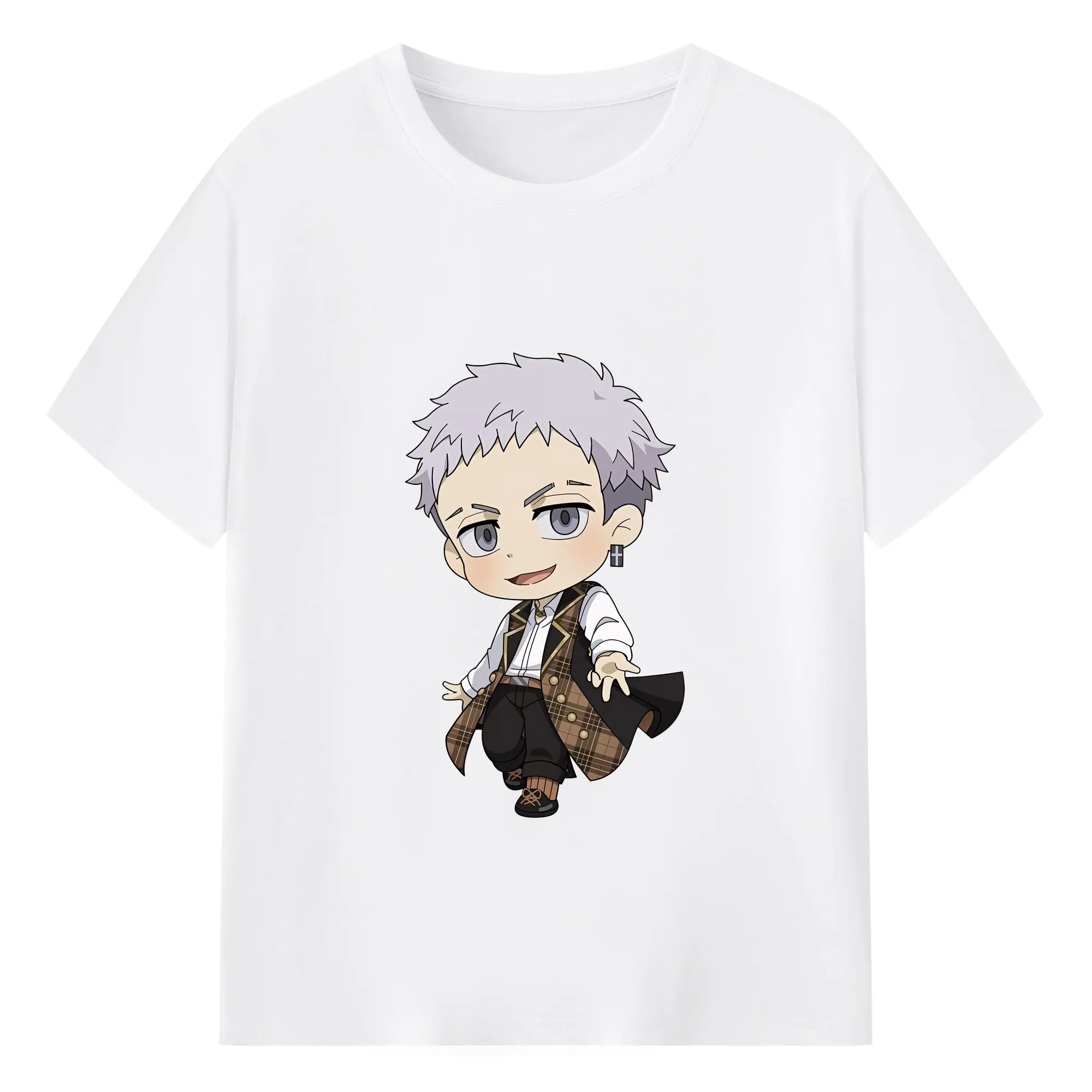 東京リベンジャーズ グッズ,三ツ谷隆 - 綿100％ 半袖Tシャツ ・ フロントプリント ・ 快適 通気性 ・ 日常使い 散歩 スポーツ用