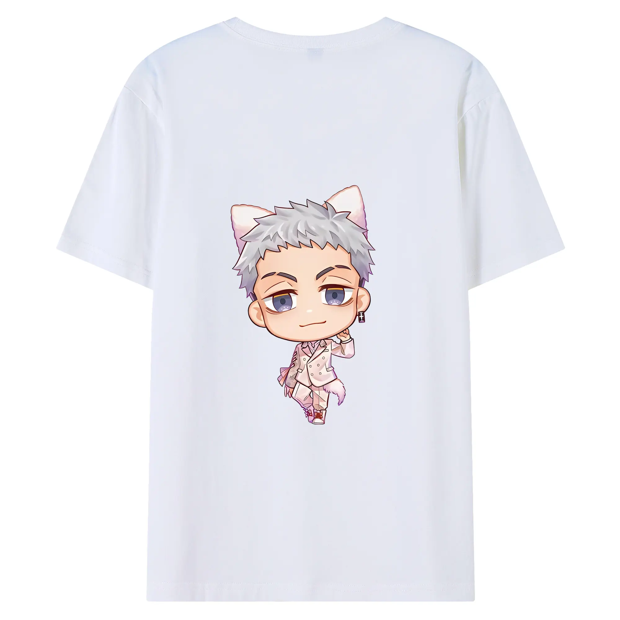 東京リベンジャーズ グッズ,三ツ谷隆 - 綿100％ 半袖Tシャツ ・ バックプリント ・ 快適 通気性 ・ 日常使い 散歩 スポーツ用