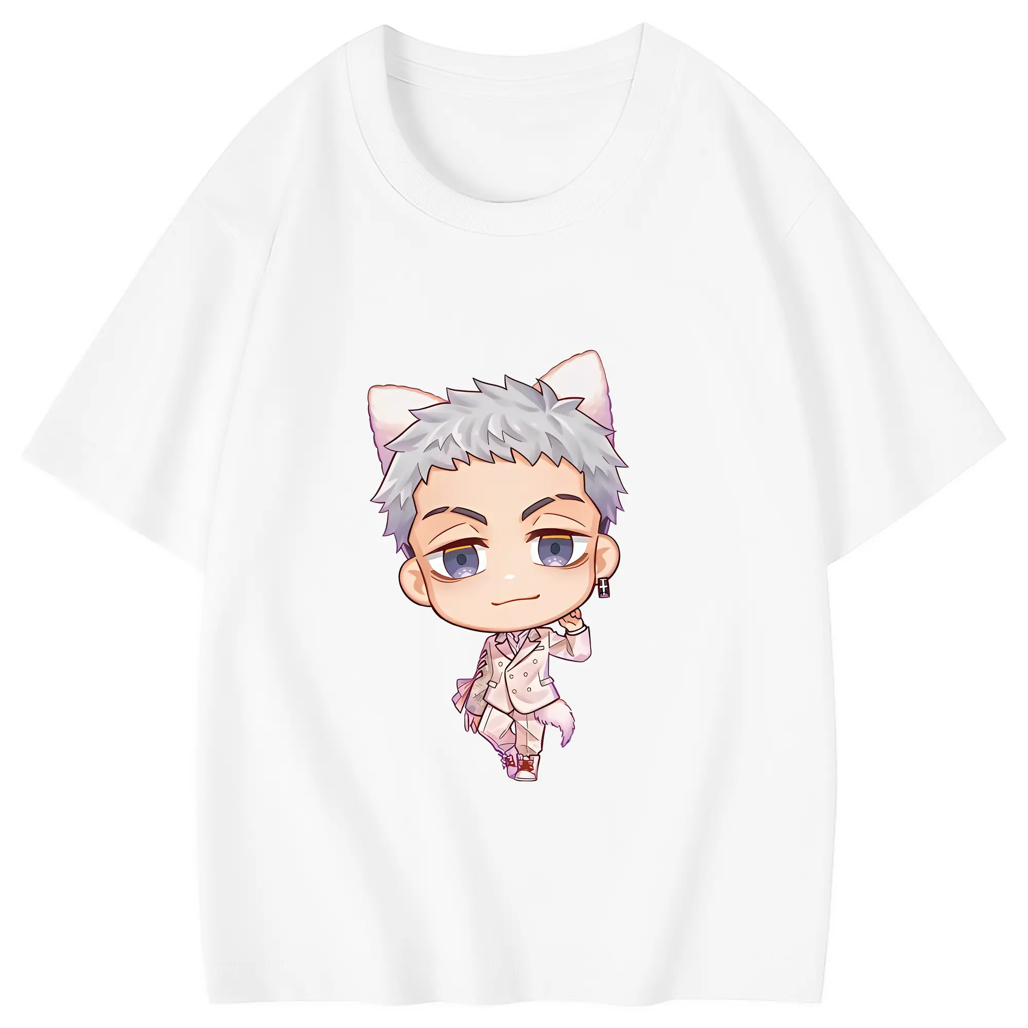 東京リベンジャーズ グッズ,三ツ谷隆 - 綿100％ キッズTシャツ ・ フロントプリント ・ 快適 通気性 ・ スポーツ カジュアル 散歩用