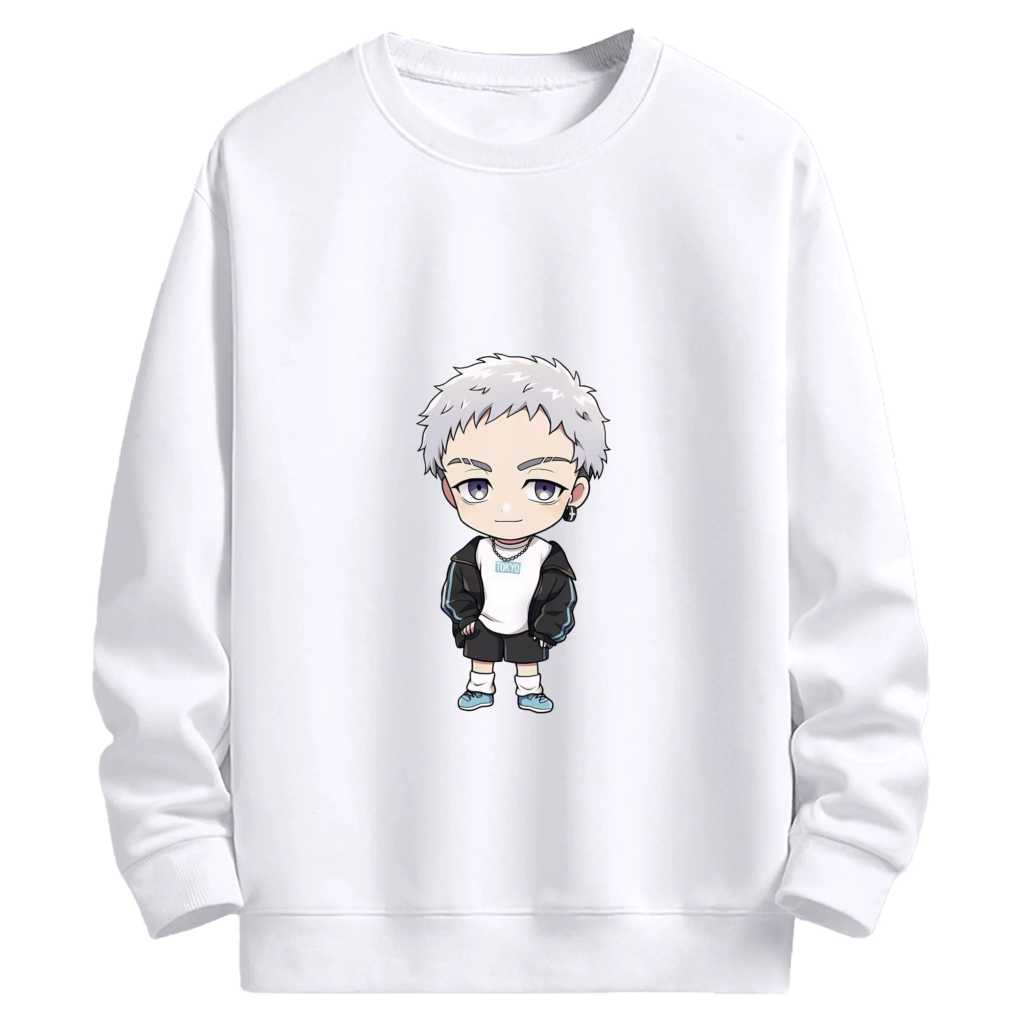 東京リベンジャーズ グッズ,三ツ谷隆 - 高品質 クルーネック スウェット ・ コットン59％ ポリエステル41％ ・ ユニセックス 長袖 トレーナー ・ カジュアル デイリー スポーツ 散歩用