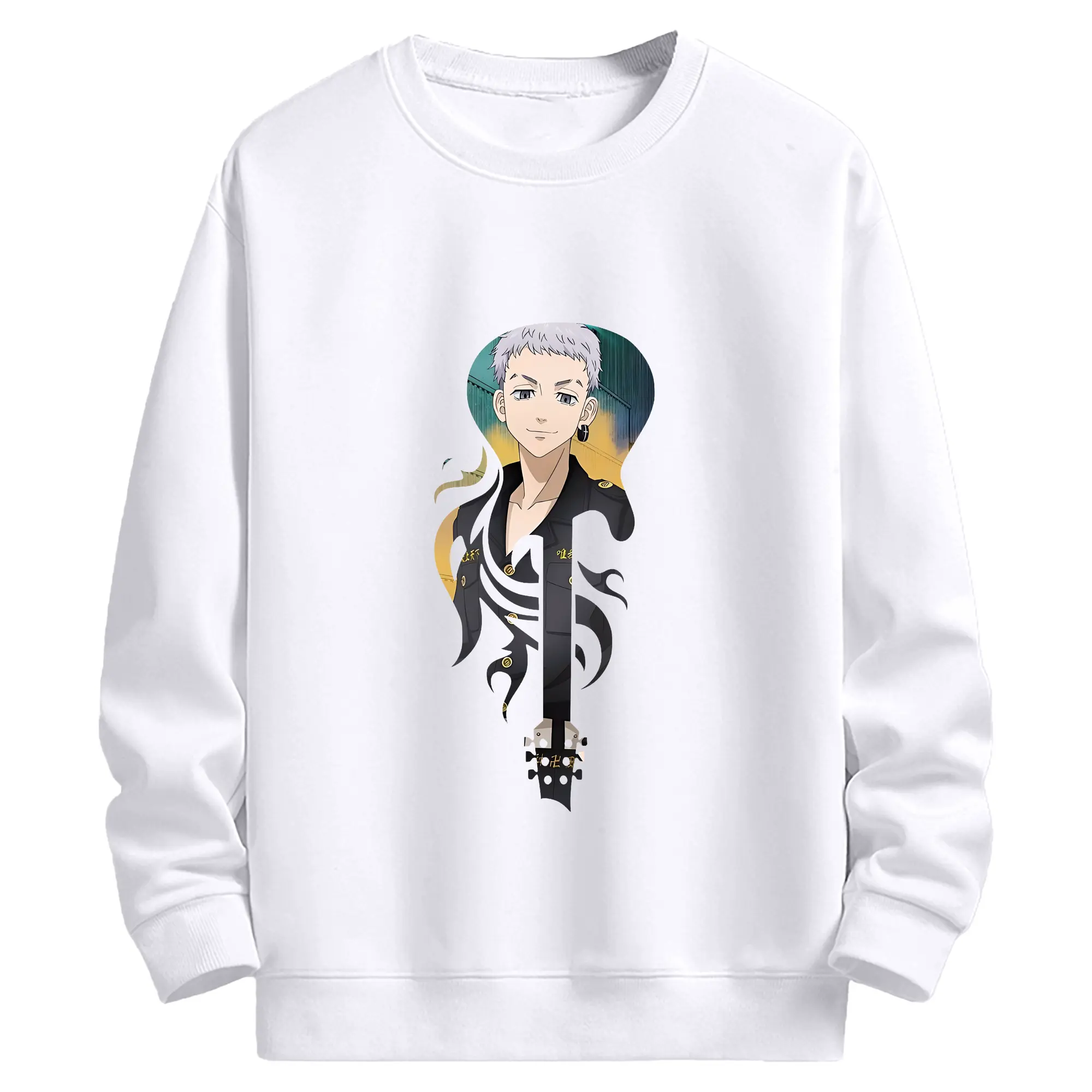 東京リベンジャーズ グッズ,三ツ谷隆 - 高品質 クルーネック スウェット ・ コットン59％ ポリエステル41％ ・ ユニセックス 長袖 トレーナー ・ カジュアル デイリー スポーツ 散歩用