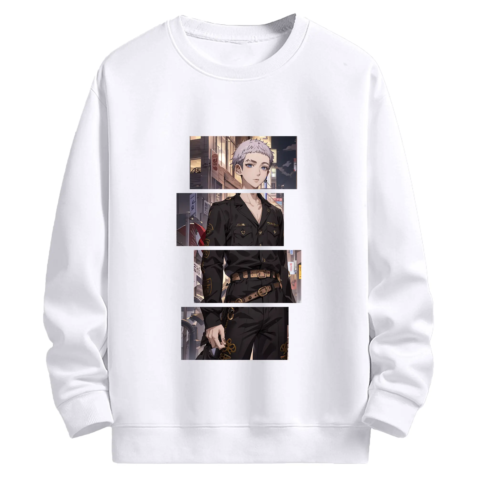 東京リベンジャーズ グッズ,三ツ谷隆 - 高品質 クルーネック スウェット ・ コットン59％ ポリエステル41％ ・ ユニセックス 長袖 トレーナー ・ カジュアル デイリー スポーツ 散歩用