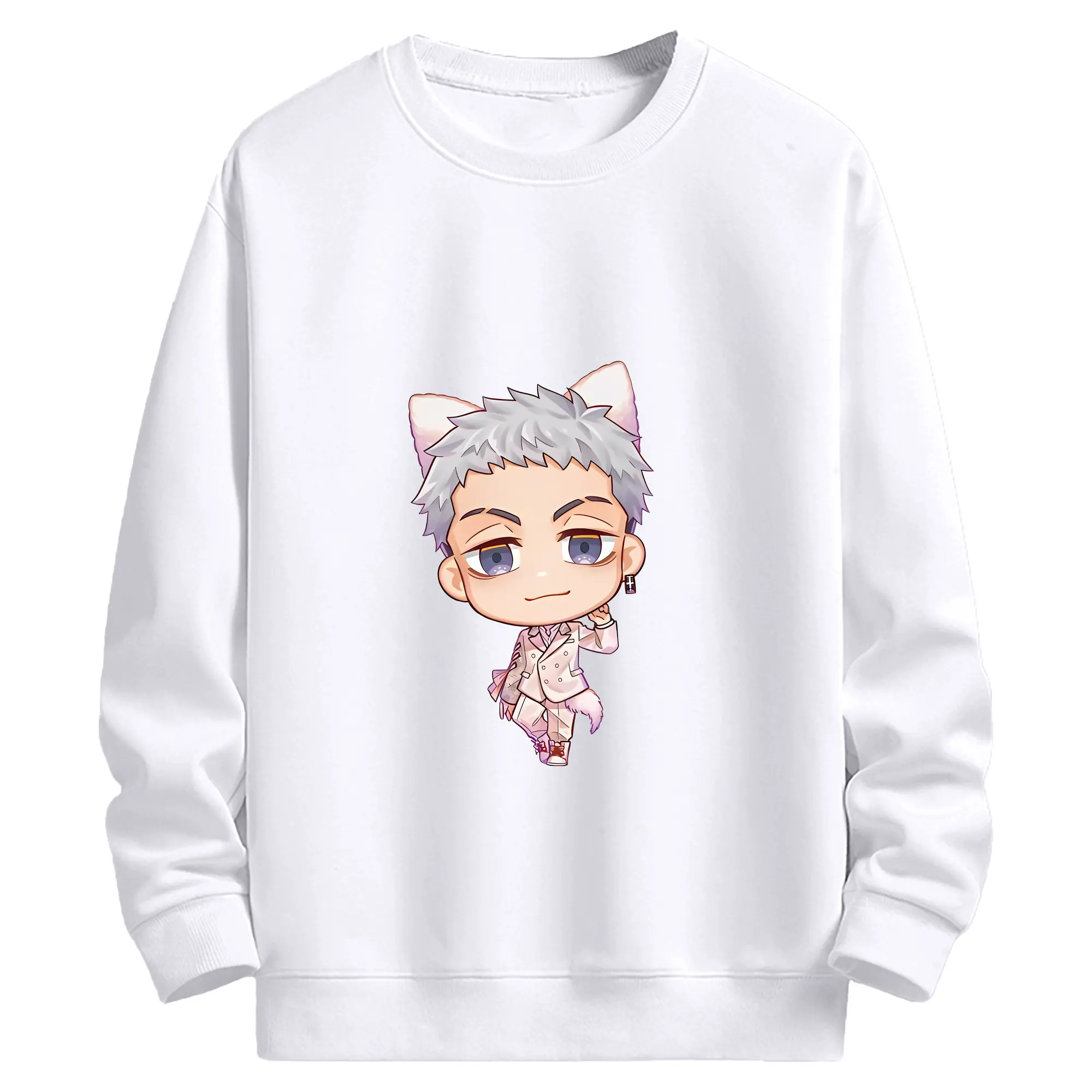 東京リベンジャーズ グッズ,三ツ谷隆 - 高品質 クルーネック スウェット ・ コットン59％ ポリエステル41％ ・ ユニセックス 長袖 トレーナー ・ カジュアル デイリー スポーツ 散歩用