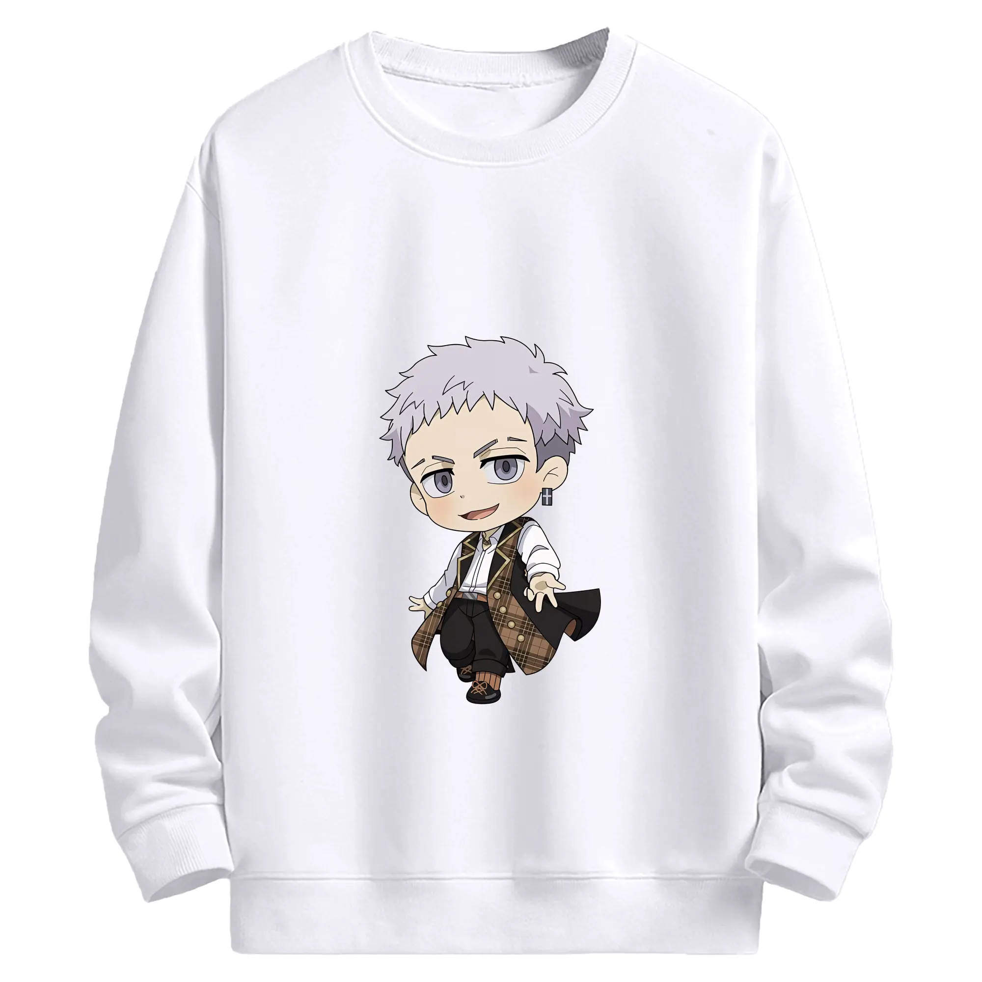 東京リベンジャーズ グッズ,三ツ谷隆 - 高品質 クルーネック スウェット ・ コットン59％ ポリエステル41％ ・ ユニセックス 長袖 トレーナー ・ カジュアル デイリー スポーツ 散歩用