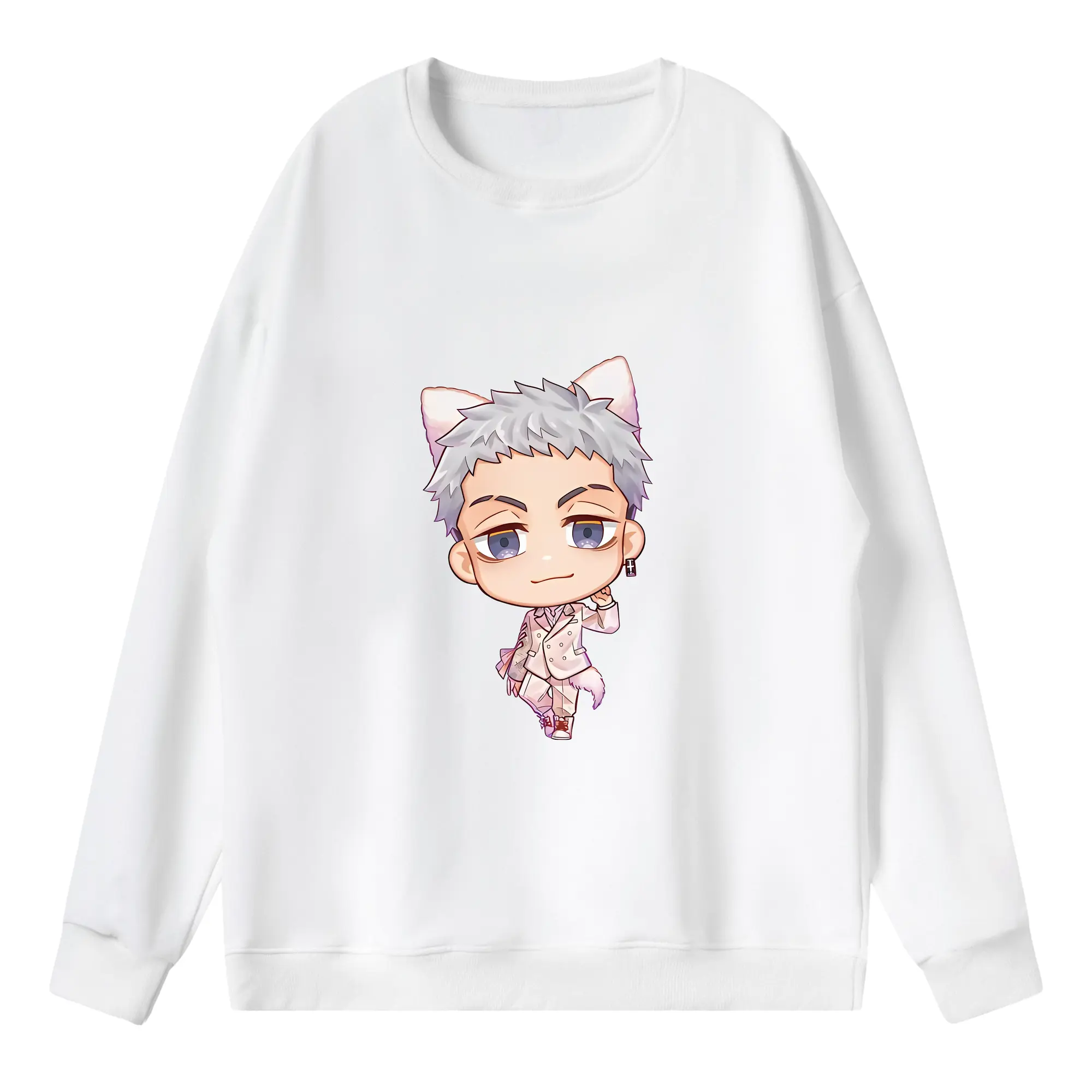 東京リベンジャーズ グッズ,三ツ谷隆 - 薄手 クルーネック スウェット 裏毛260g · ポリエステル 春秋向け カジュアル 男女兼用 · トレーナー デイリー スポーツ 散歩に最適