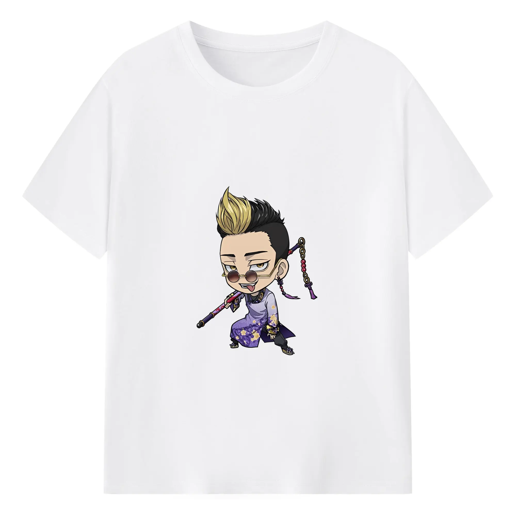 東京リベンジャーズ グッズ,半間修二 - 綿100％ 半袖Tシャツ ・ フロントプリント ・ 快適 通気性 ・ 日常使い 散歩 スポーツ用