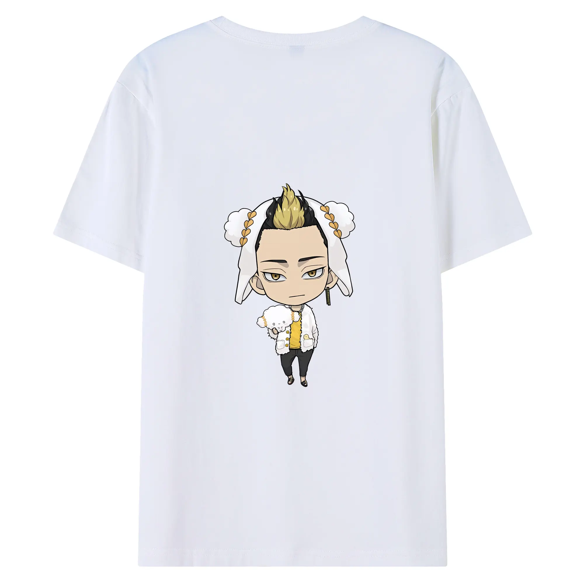 東京リベンジャーズ グッズ,半間修二 - 綿100％ 半袖Tシャツ ・ バックプリント ・ 快適 通気性 ・ 日常使い 散歩 スポーツ用