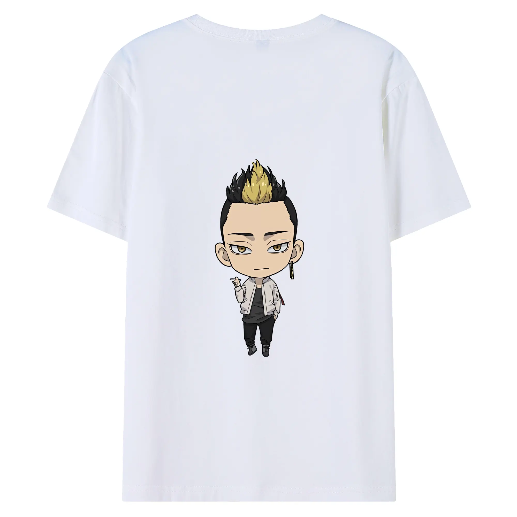 東京リベンジャーズ グッズ,半間修二 - 綿100％ 半袖Tシャツ ・ バックプリント ・ 快適 通気性 ・ 日常使い 散歩 スポーツ用