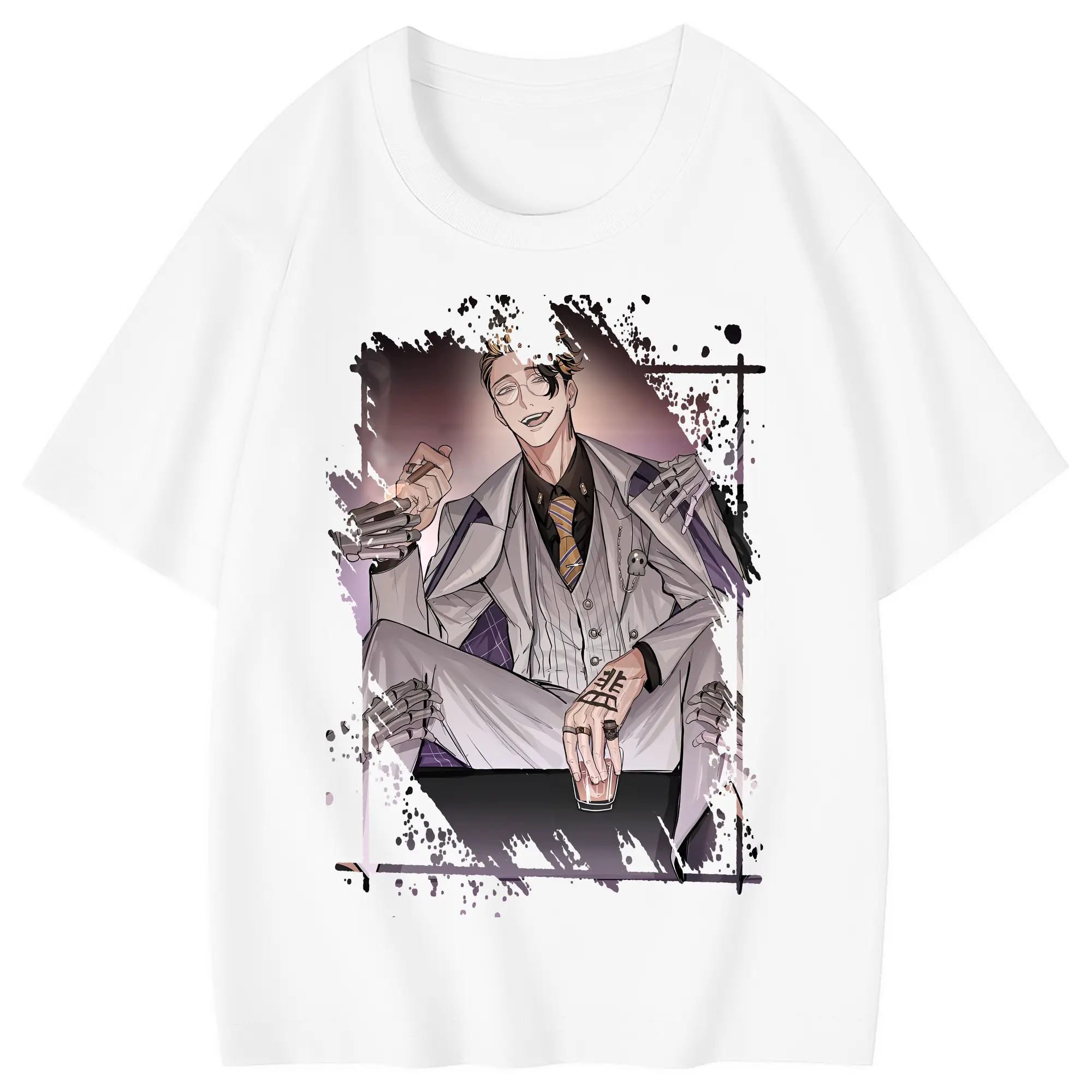 東京リベンジャーズ グッズ,半間修二 - 綿100％ キッズTシャツ ・ フロントプリント ・ 快適 通気性 ・ スポーツ カジュアル 散歩用