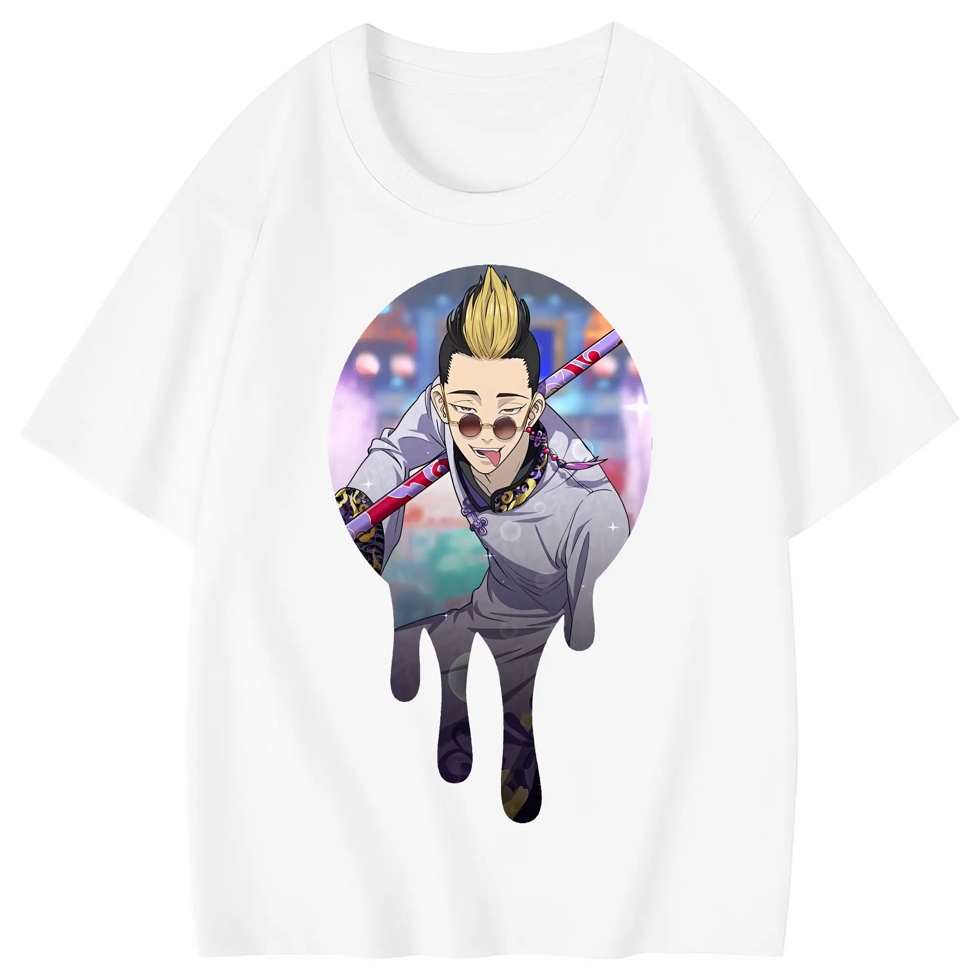 東京リベンジャーズ グッズ,半間修二 - 綿100％ キッズTシャツ ・ フロントプリント ・ 快適 通気性 ・ スポーツ カジュアル 散歩用