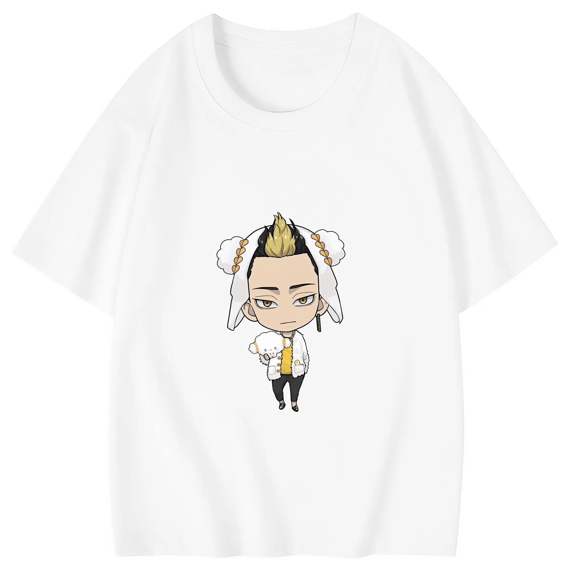 東京リベンジャーズ グッズ,半間修二 - 綿100％ キッズTシャツ ・ フロントプリント ・ 快適 通気性 ・ スポーツ カジュアル 散歩用