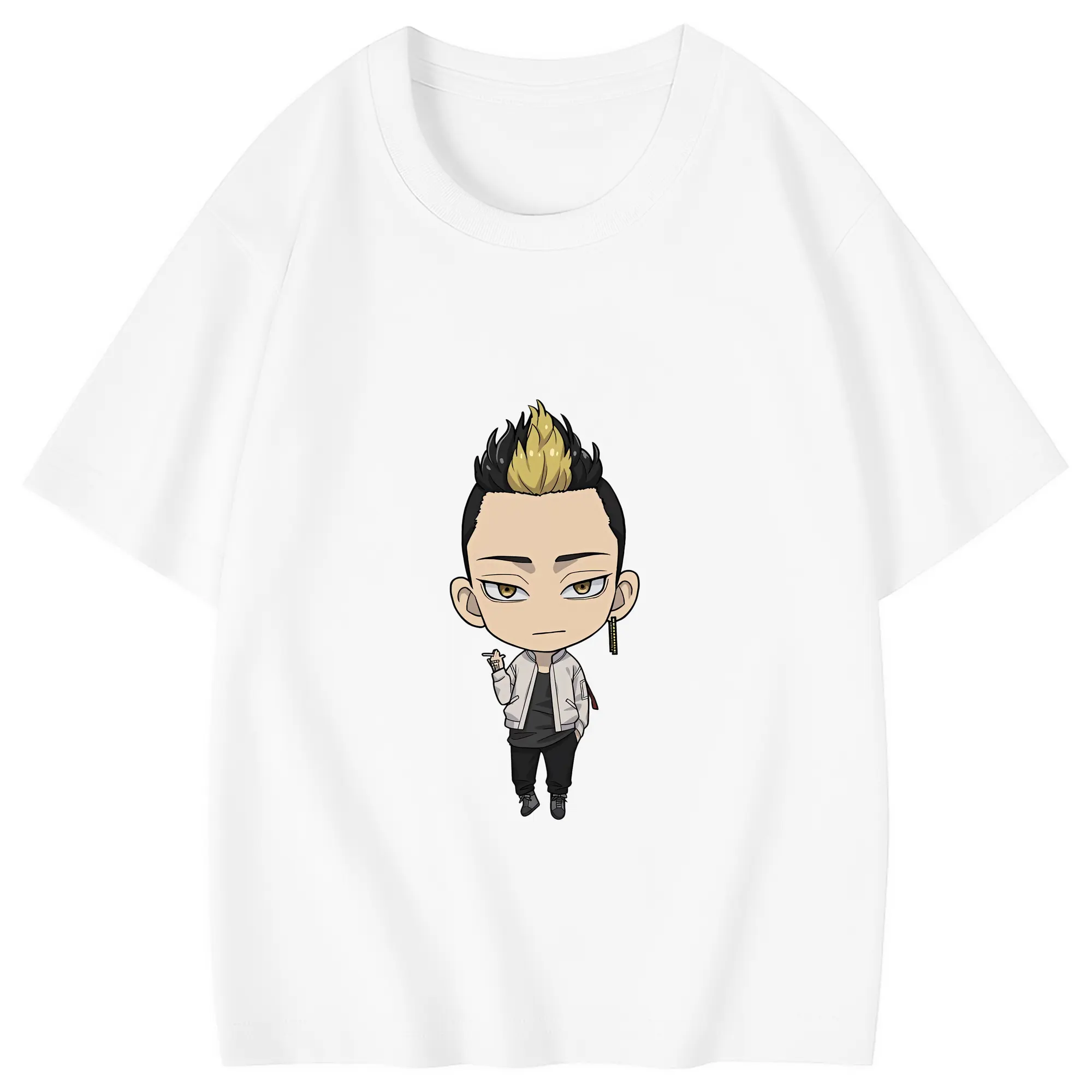 東京リベンジャーズ グッズ,半間修二 - 綿100％ キッズTシャツ ・ フロントプリント ・ 快適 通気性 ・ スポーツ カジュアル 散歩用