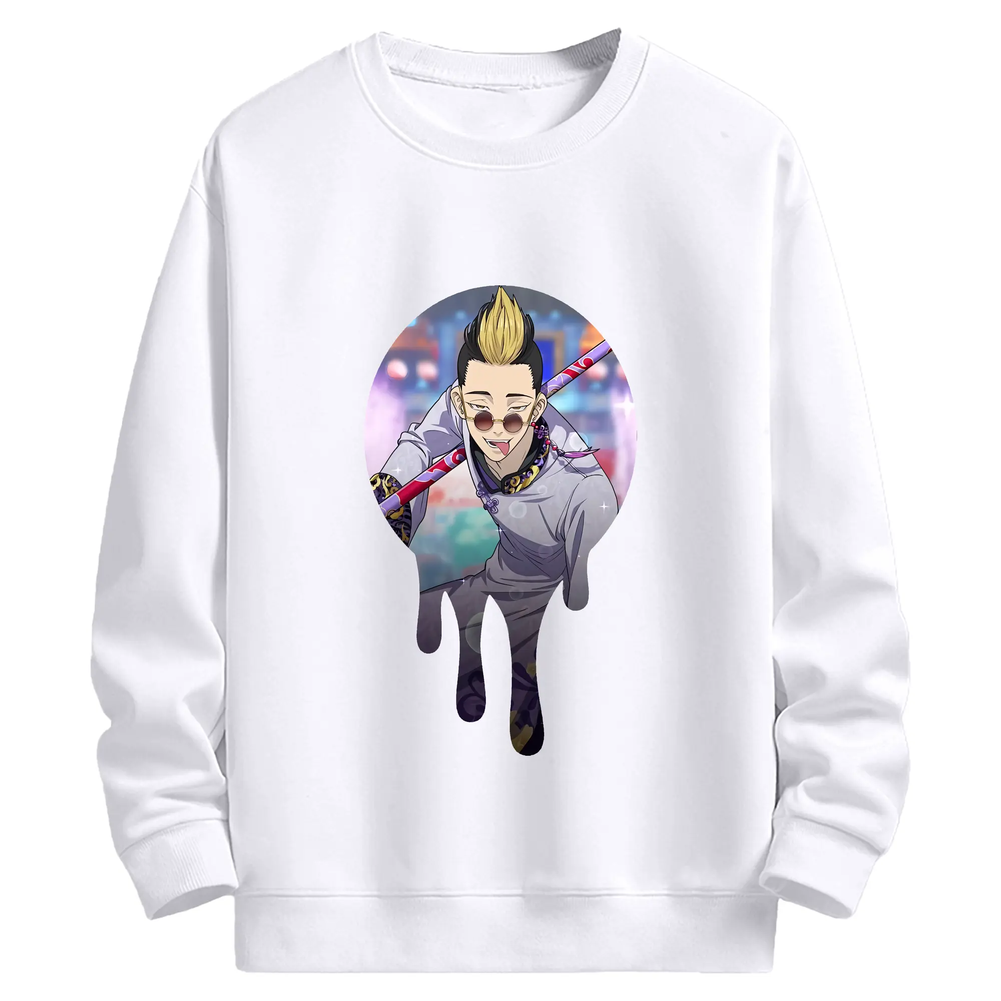 東京リベンジャーズ グッズ,半間修二 - 高品質 クルーネック スウェット ・ コットン59％ ポリエステル41％ ・ ユニセックス 長袖 トレーナー ・ カジュアル デイリー スポーツ 散歩用
