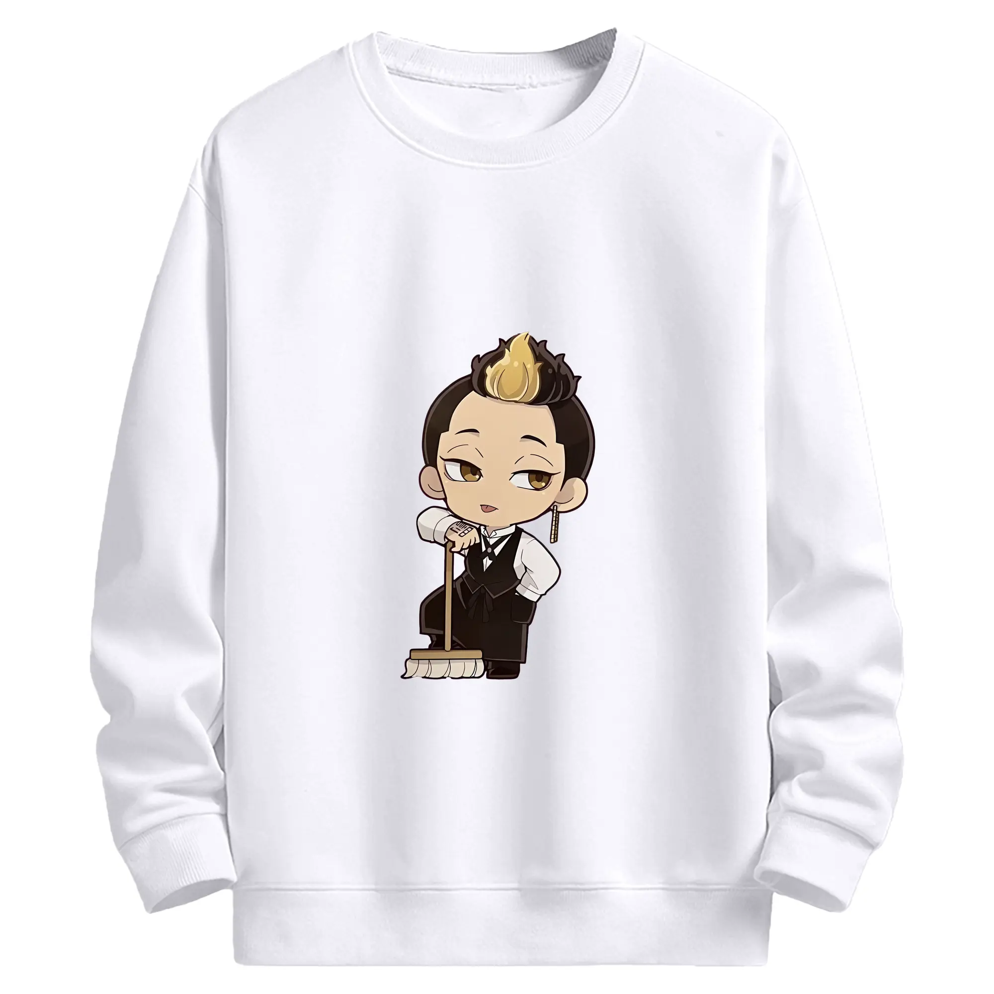 東京リベンジャーズ グッズ,半間修二 - 高品質 クルーネック スウェット ・ コットン59％ ポリエステル41％ ・ ユニセックス 長袖 トレーナー ・ カジュアル デイリー スポーツ 散歩用