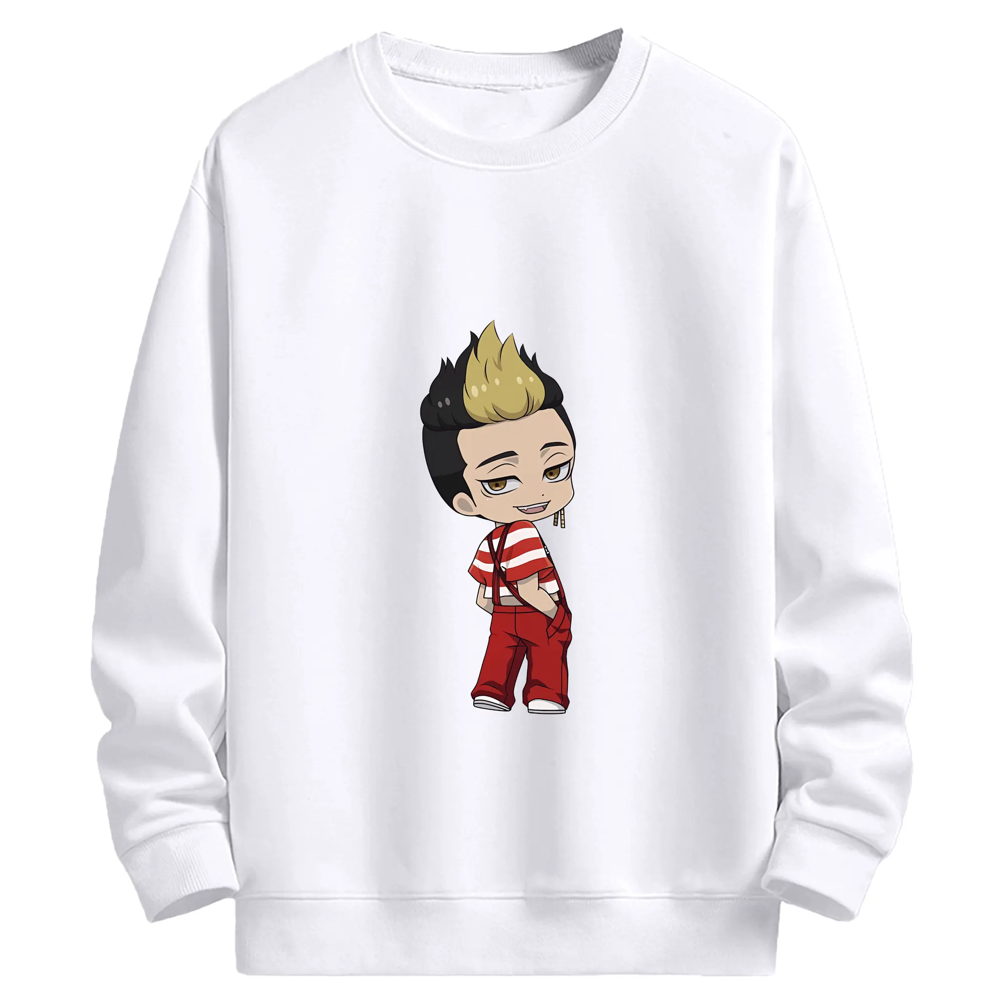 東京リベンジャーズ グッズ,半間修二 - 高品質 クルーネック スウェット ・ コットン59％ ポリエステル41％ ・ ユニセックス 長袖 トレーナー ・ カジュアル デイリー スポーツ 散歩用