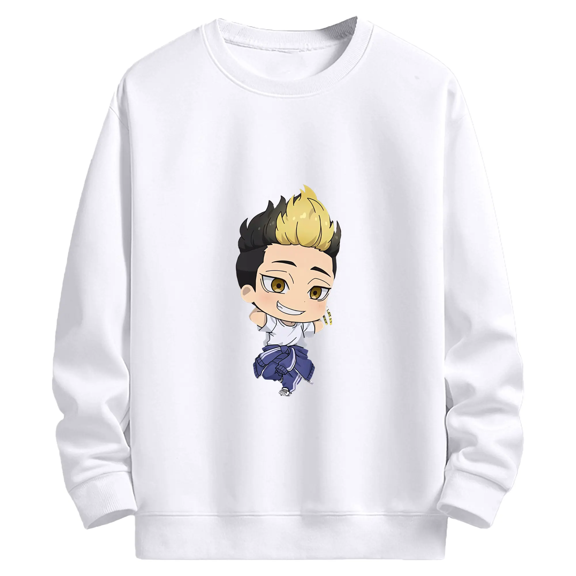 東京リベンジャーズ グッズ,半間修二 - 高品質 クルーネック スウェット ・ コットン59％ ポリエステル41％ ・ ユニセックス 長袖 トレーナー ・ カジュアル デイリー スポーツ 散歩用