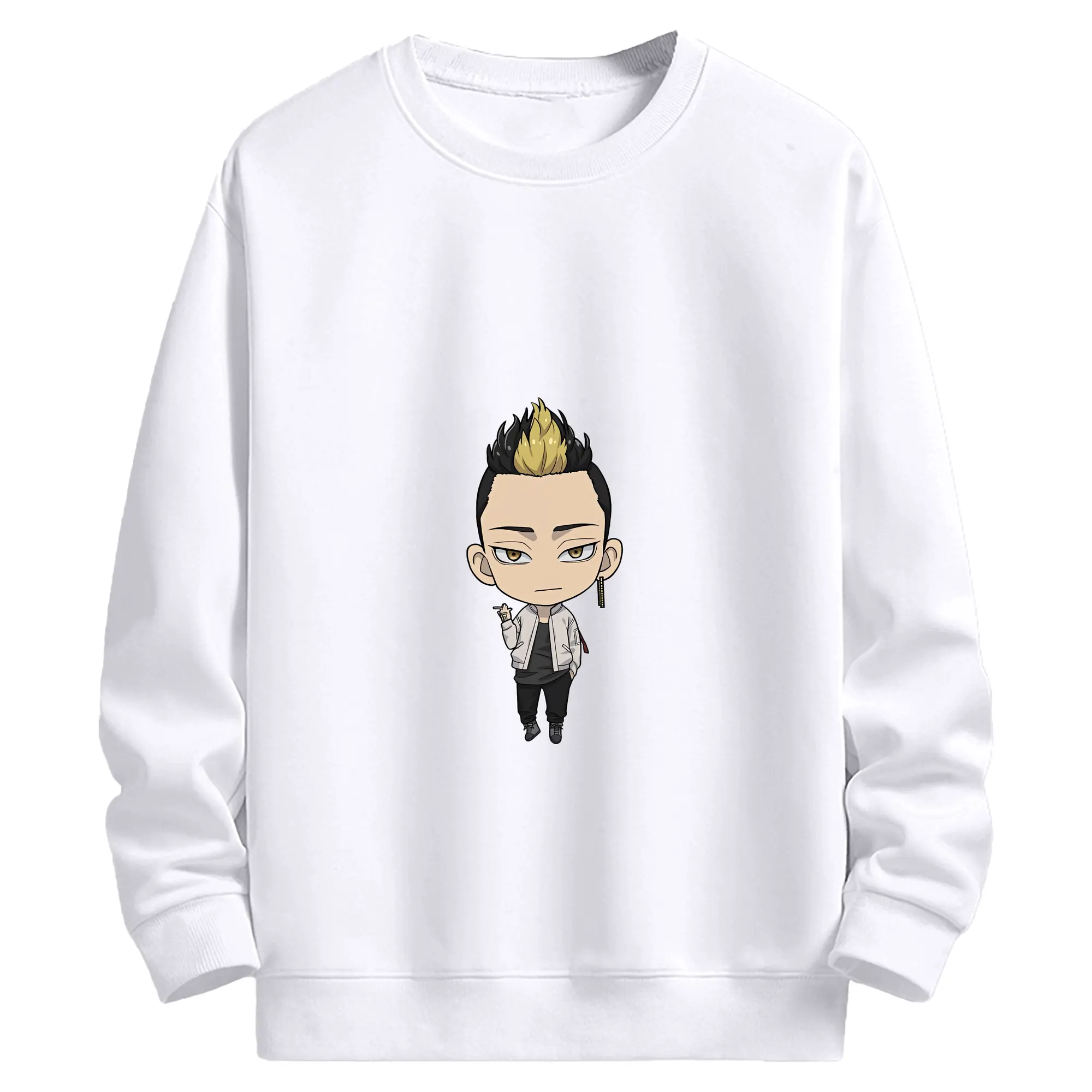 東京リベンジャーズ グッズ,半間修二 - 高品質 クルーネック スウェット ・ コットン59％ ポリエステル41％ ・ ユニセックス 長袖 トレーナー ・ カジュアル デイリー スポーツ 散歩用