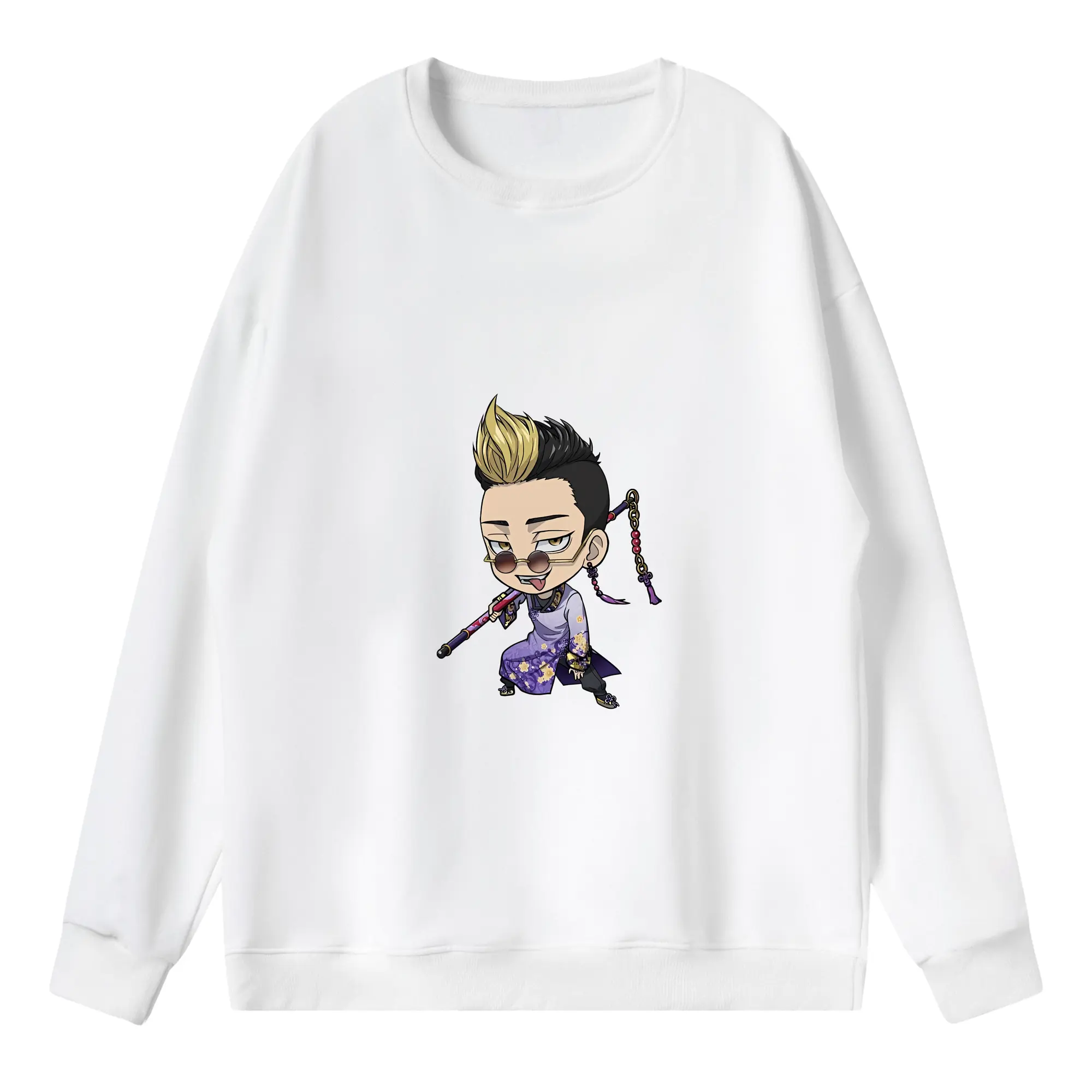 東京リベンジャーズ グッズ,半間修二 - 薄手 クルーネック スウェット 裏毛260g · ポリエステル 春秋向け カジュアル 男女兼用 · トレーナー デイリー スポーツ 散歩に最適