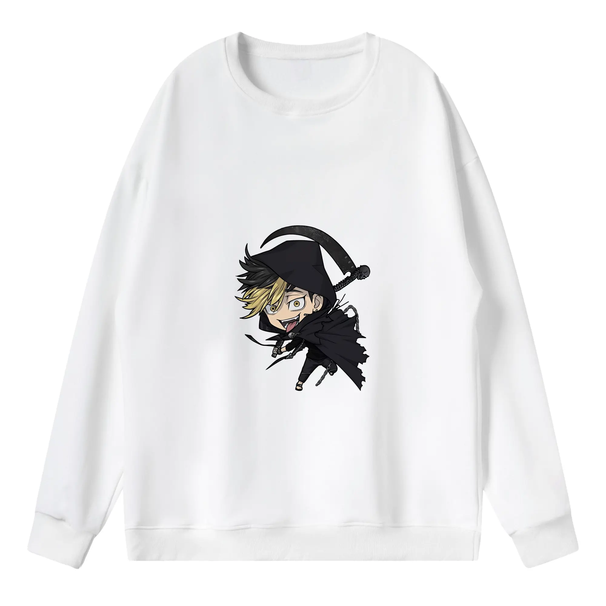 東京リベンジャーズ グッズ,半間修二 - 薄手 クルーネック スウェット 裏毛260g · ポリエステル 春秋向け カジュアル 男女兼用 · トレーナー デイリー スポーツ 散歩に最適