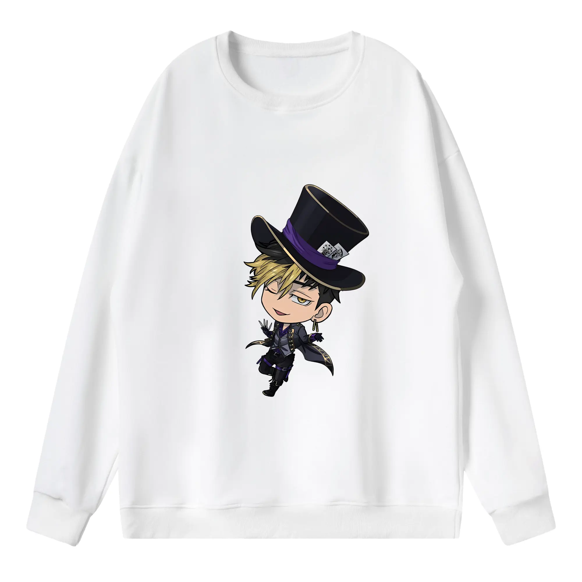 東京リベンジャーズ グッズ,半間修二 - 薄手 クルーネック スウェット 裏毛260g · ポリエステル 春秋向け カジュアル 男女兼用 · トレーナー デイリー スポーツ 散歩に最適