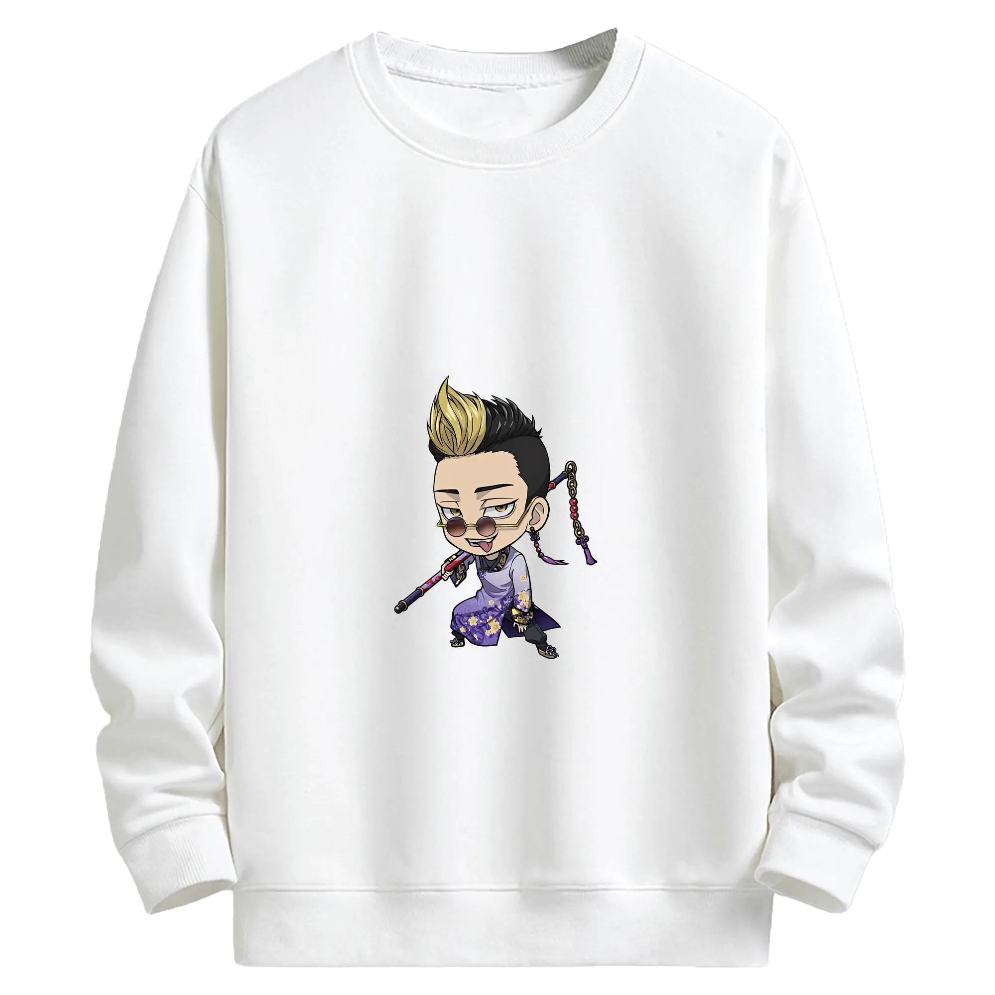 東京リベンジャーズ グッズ,半間修二 - キッズ クルーネックスウェットシャツ ・ フロントプリント ・ 綿80％ ポリエステル20％ ・ 快適 通学 スポーツ 日常使い お散歩用