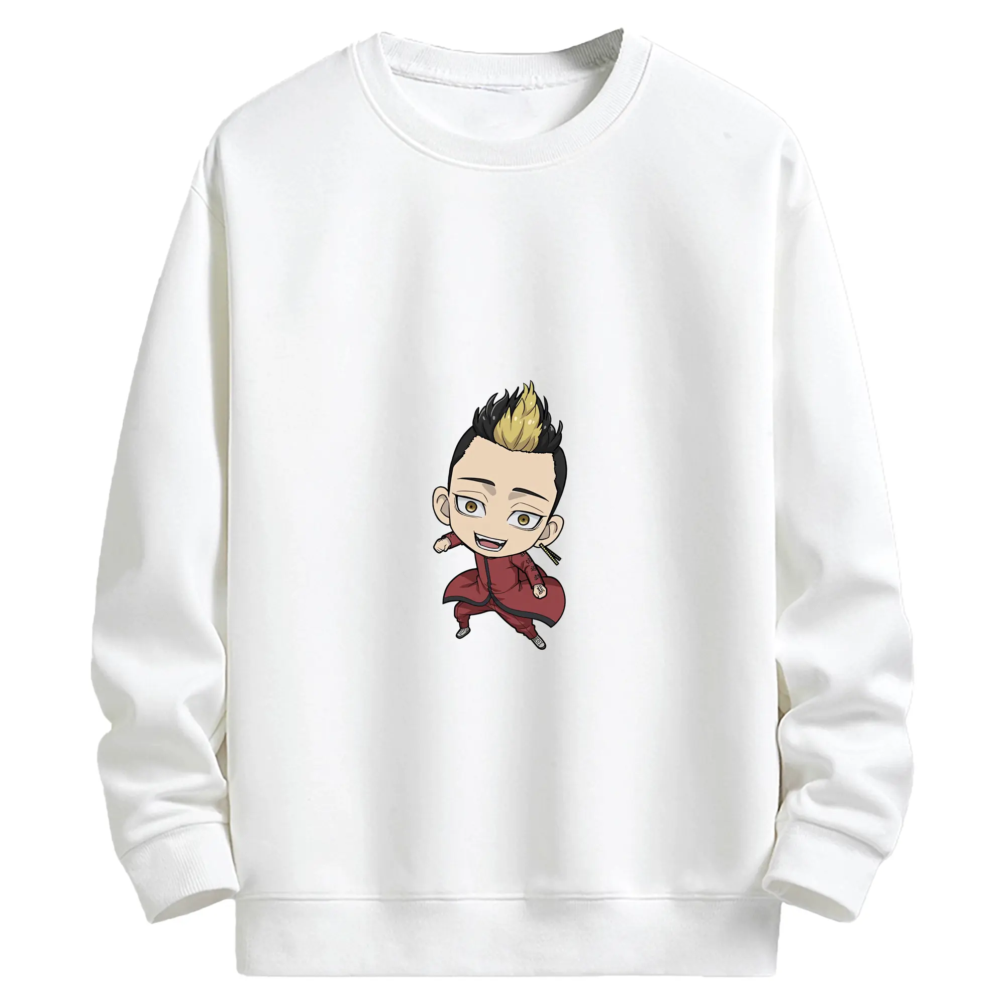 東京リベンジャーズ グッズ,半間修二 - キッズ クルーネックスウェットシャツ ・ フロントプリント ・ 綿80％ ポリエステル20％ ・ 快適 通学 スポーツ 日常使い お散歩用